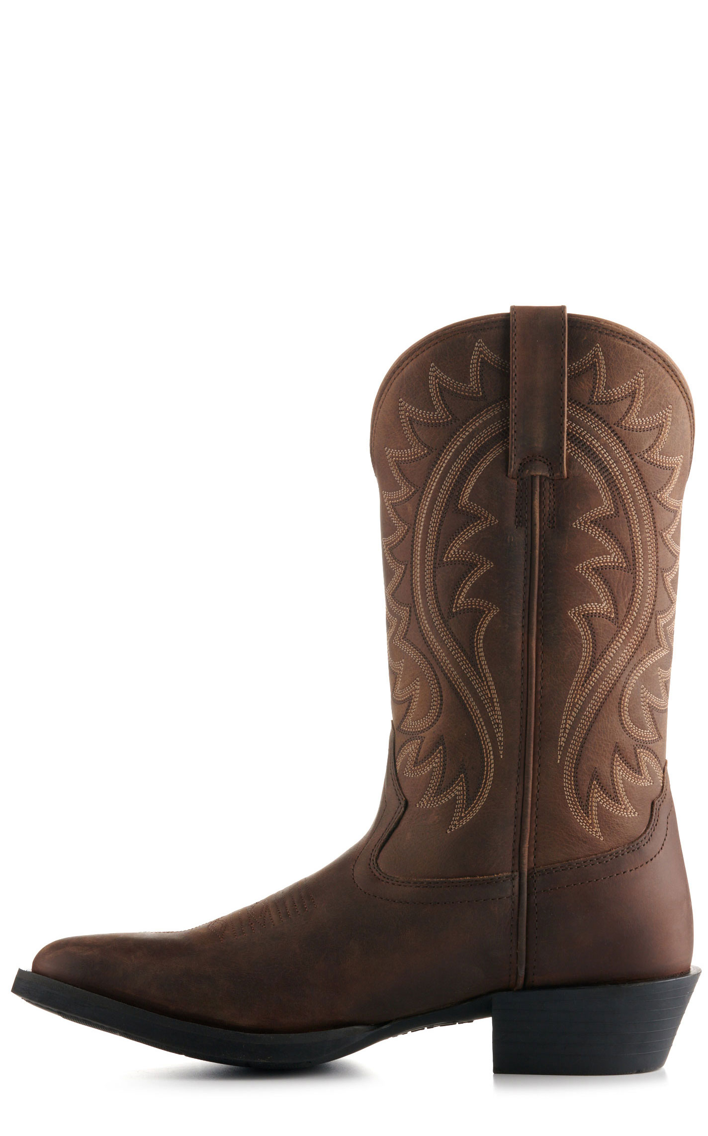 Durango Men's Shyloh Brown R-Toe Cowboy Boots - Image 1