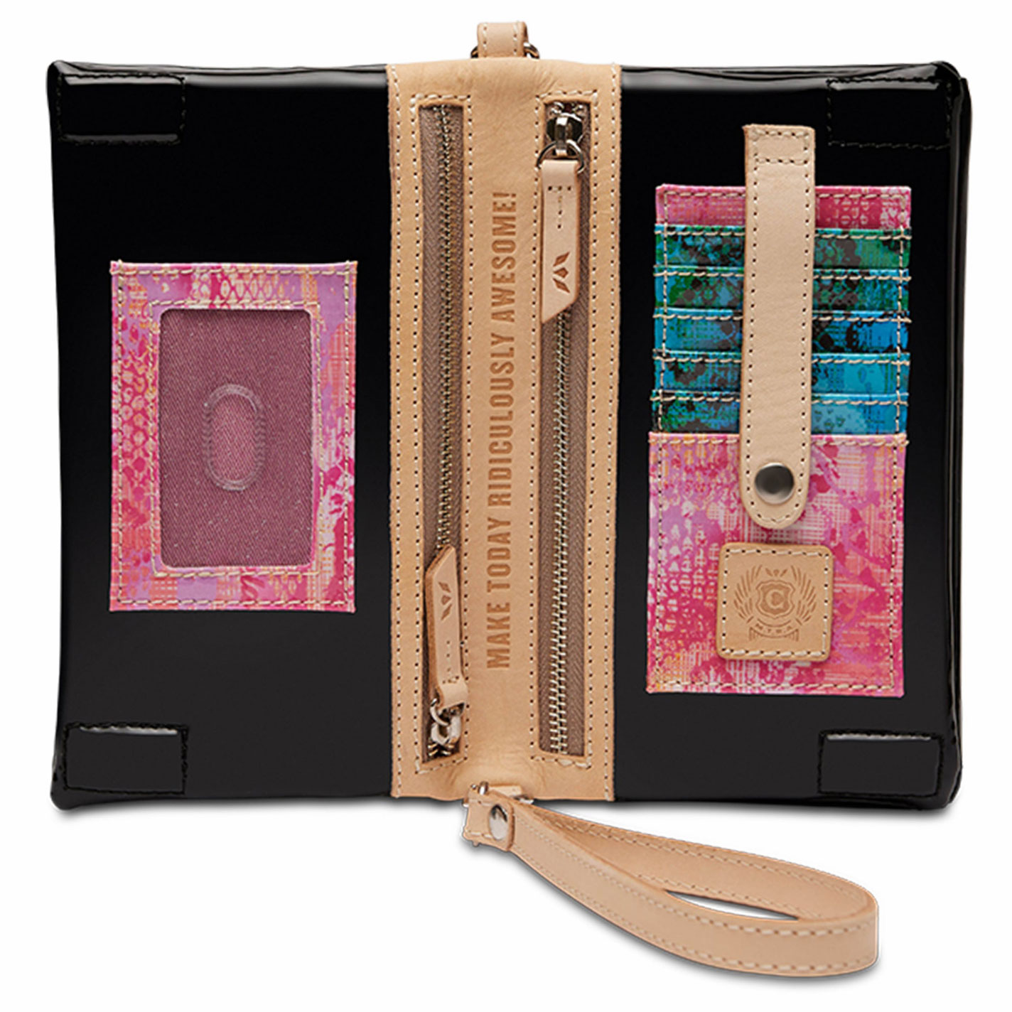 Consuela Rita Neon Embroidered Uptown Crossbody Purse - Image 1