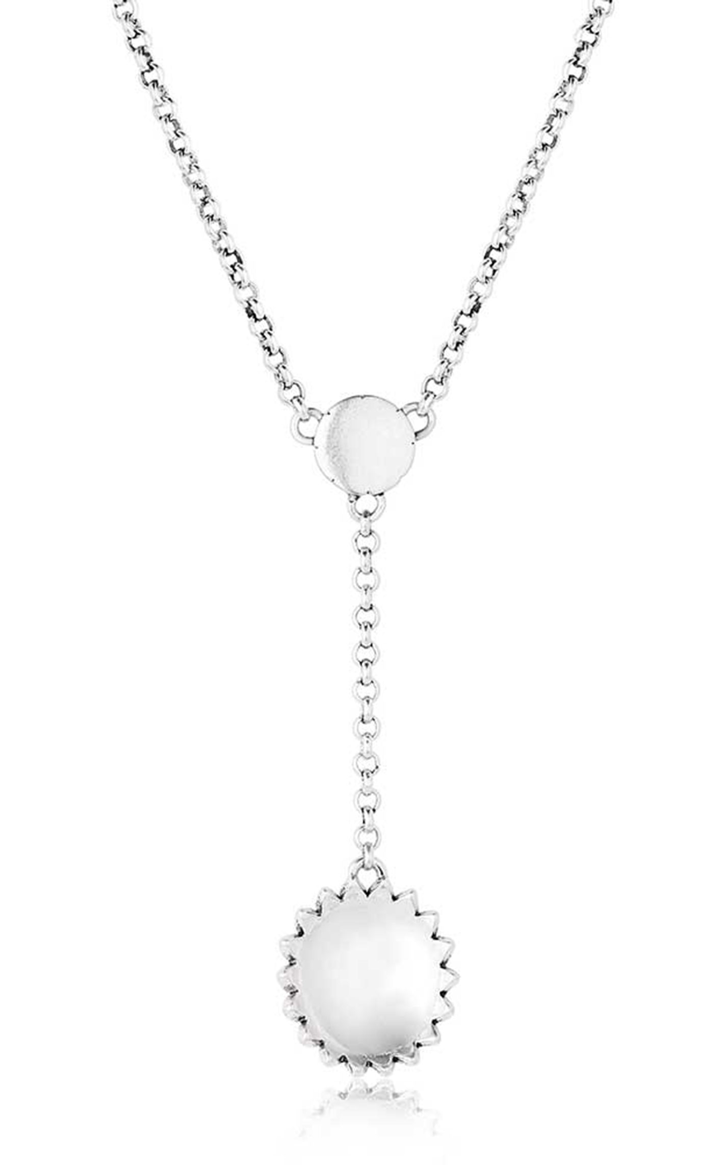 Montana Silversmiths Silver & Turquoise Heyday Blossom Necklace - Image 2