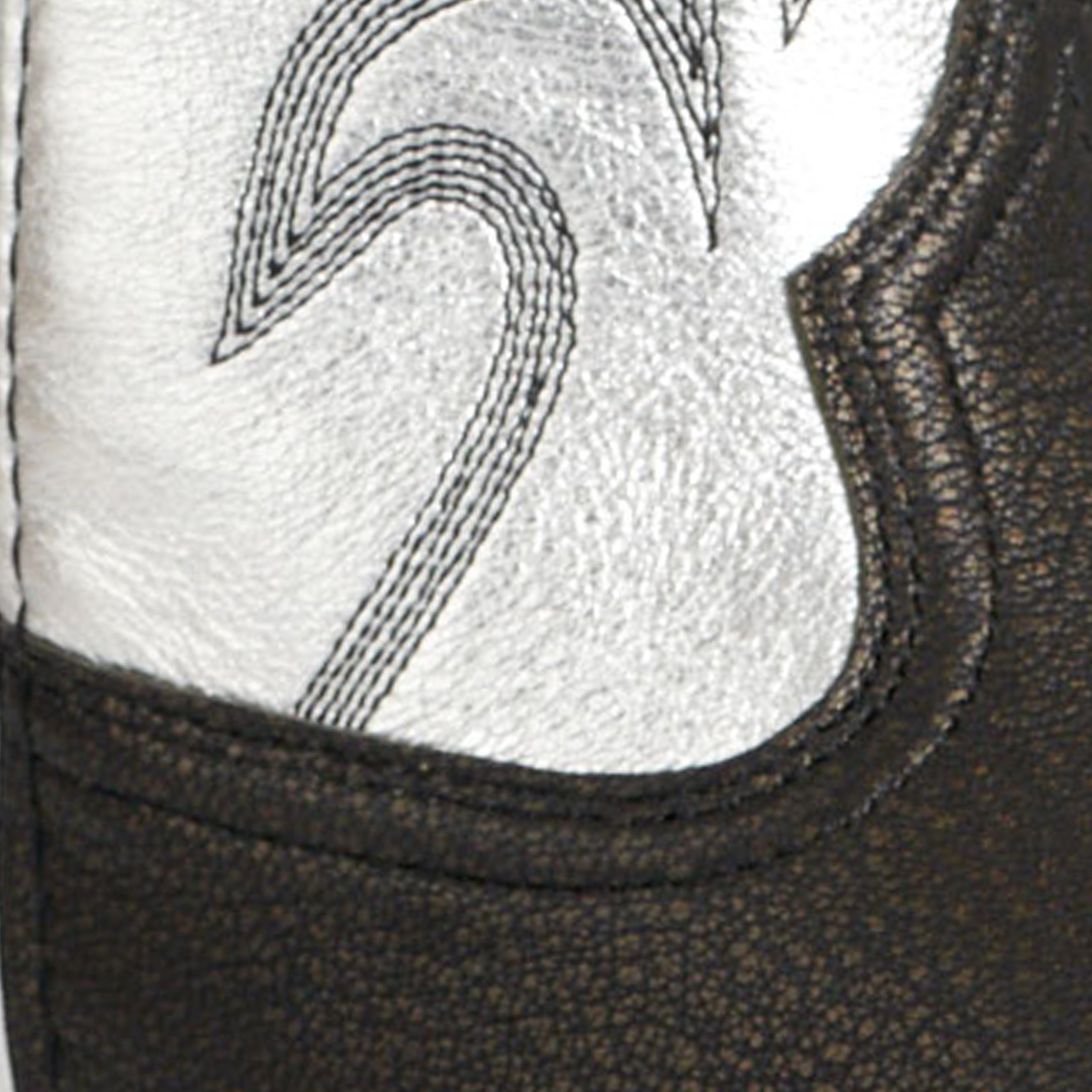 Ariat Women's Dark Carbon and Antique Silver Round Up Ryder Wide Square Toe Cowboy Boots - Image 1