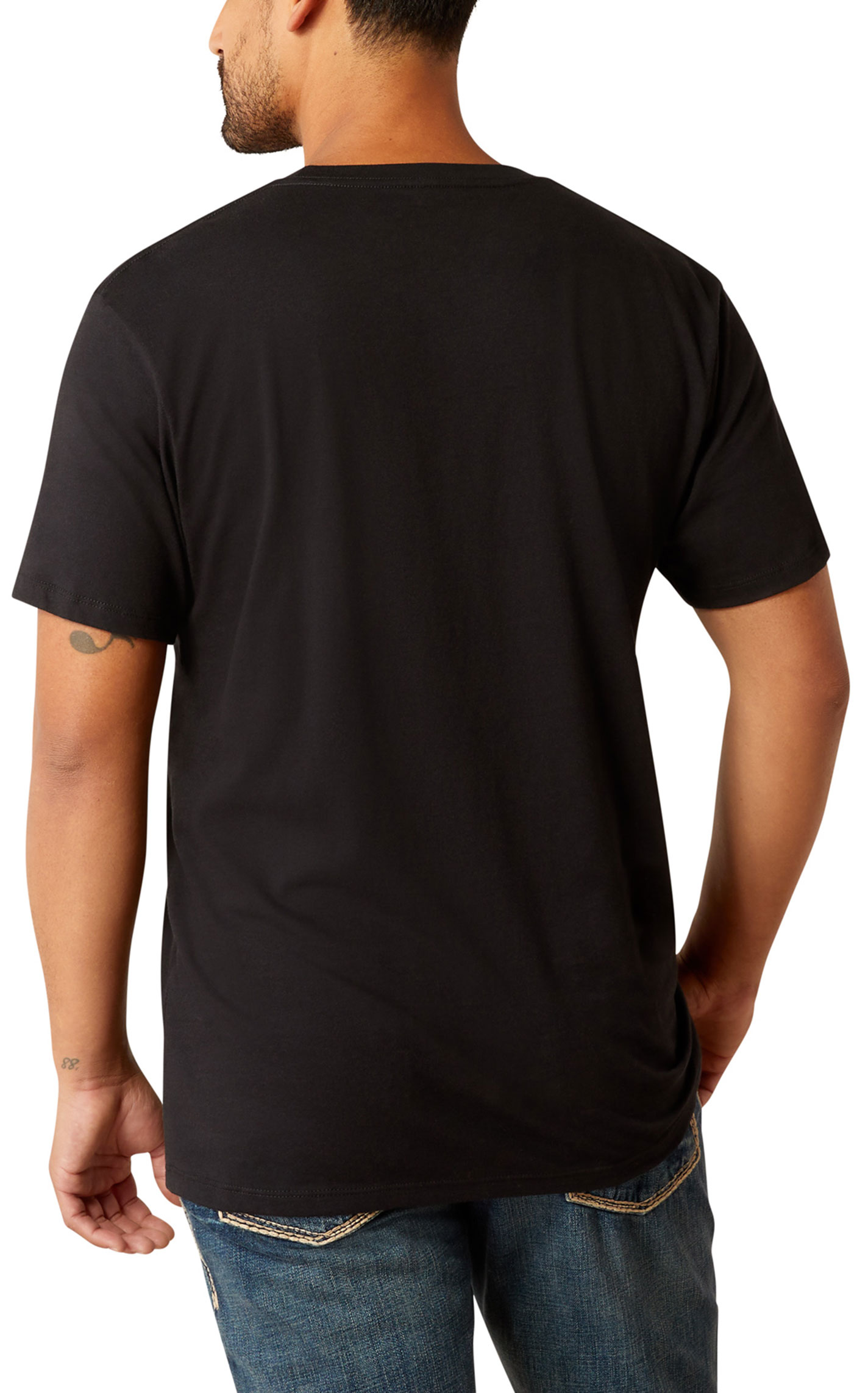 Ariat Men's Mexican Flag Aztec Logo Graphic T-Shirt - Image 1