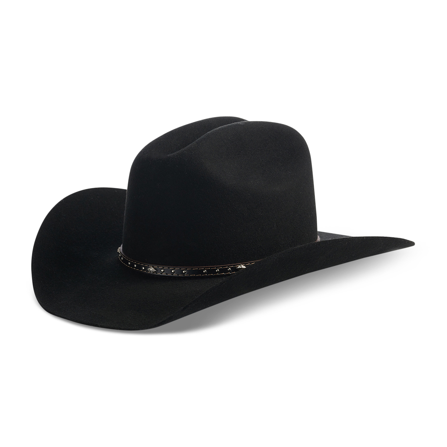 Justin Youth Black Blackhills Jr 2X Wool Cowboy Hat - Image 1