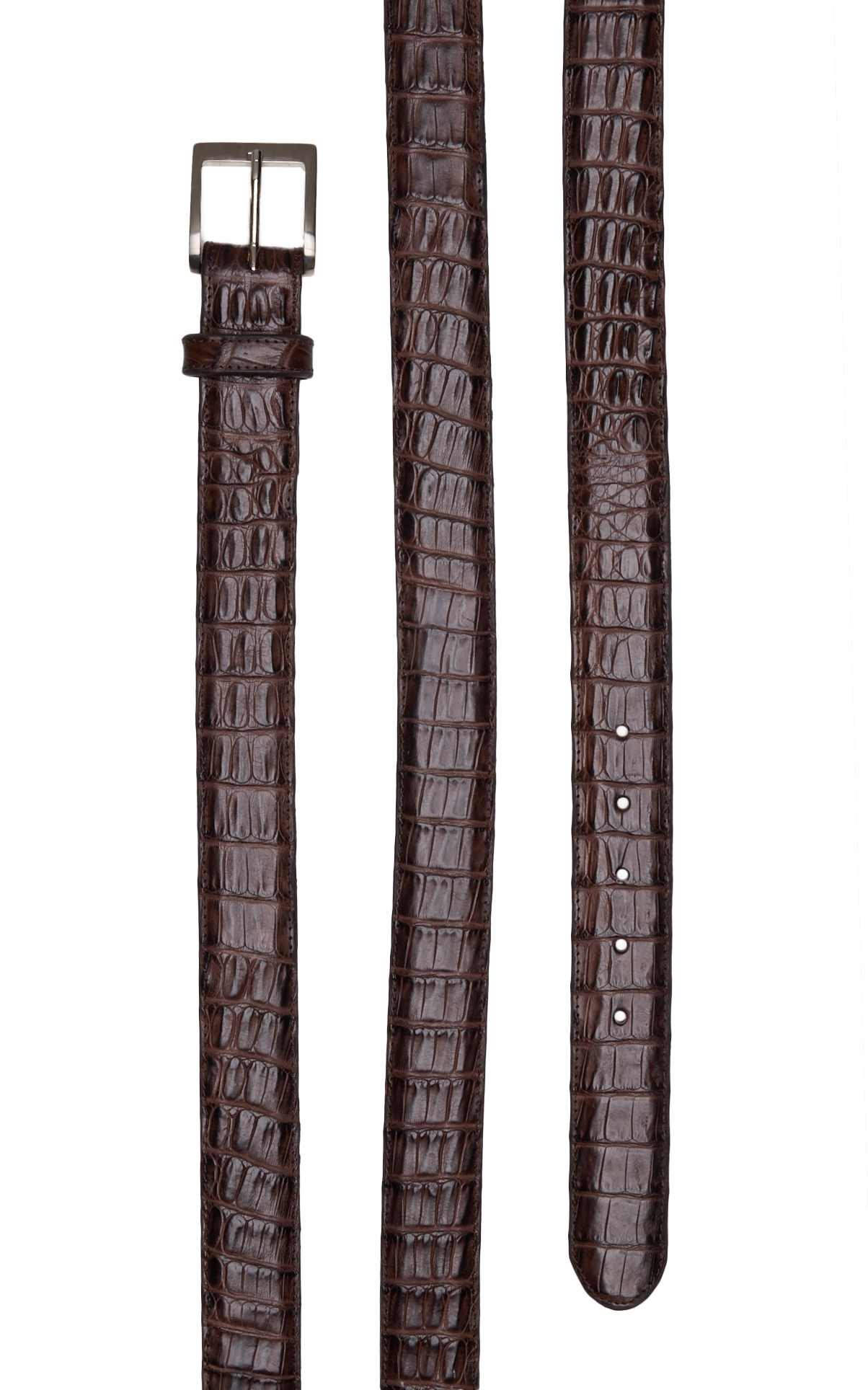 JRC & Sons Men's Cigar Caiman Belly Exotic Western Belt - Image 1