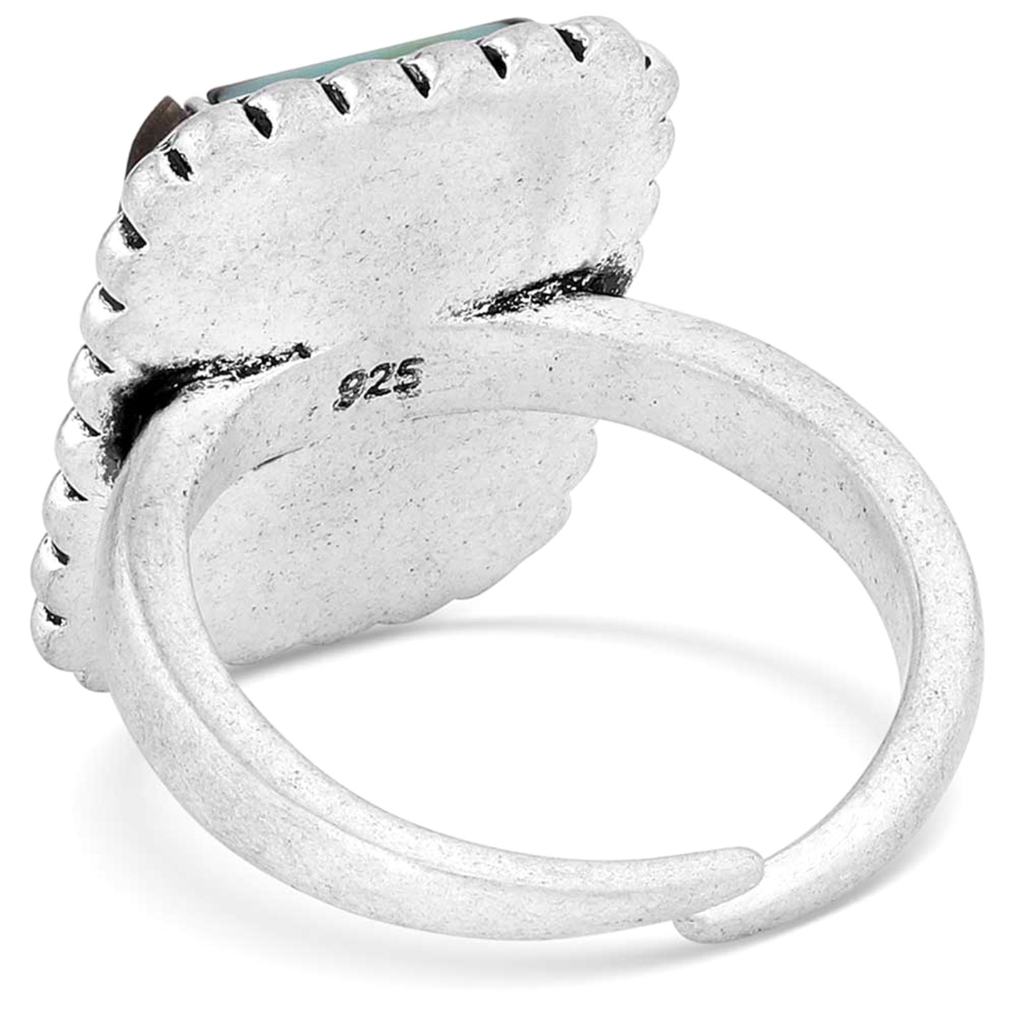 Montana Silversmiths Silver Double Essence Stone Ring - Image 1