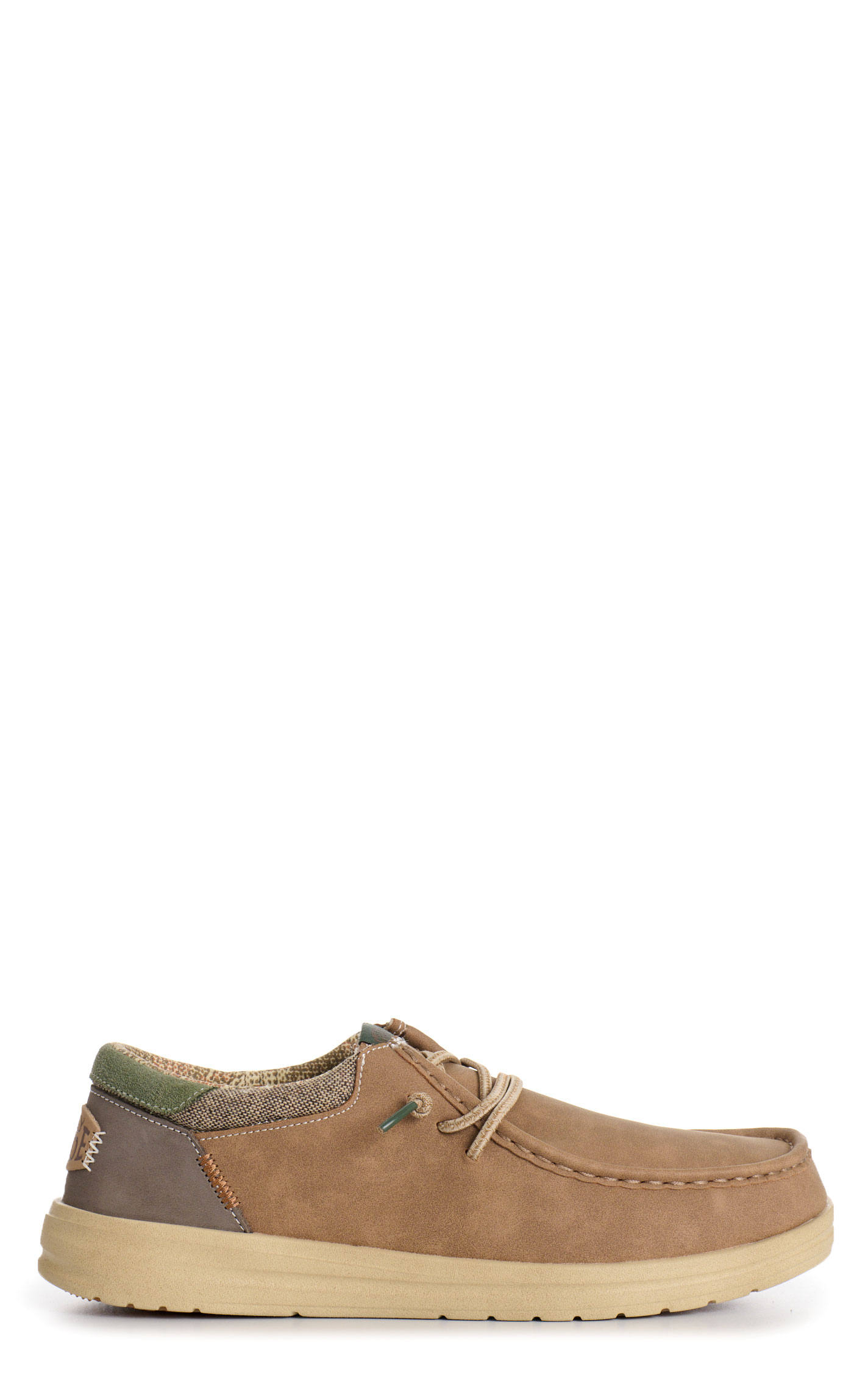 Hey Dude Men's Paul Cashew Suede Moc Toe Casual Shoes - Image 1