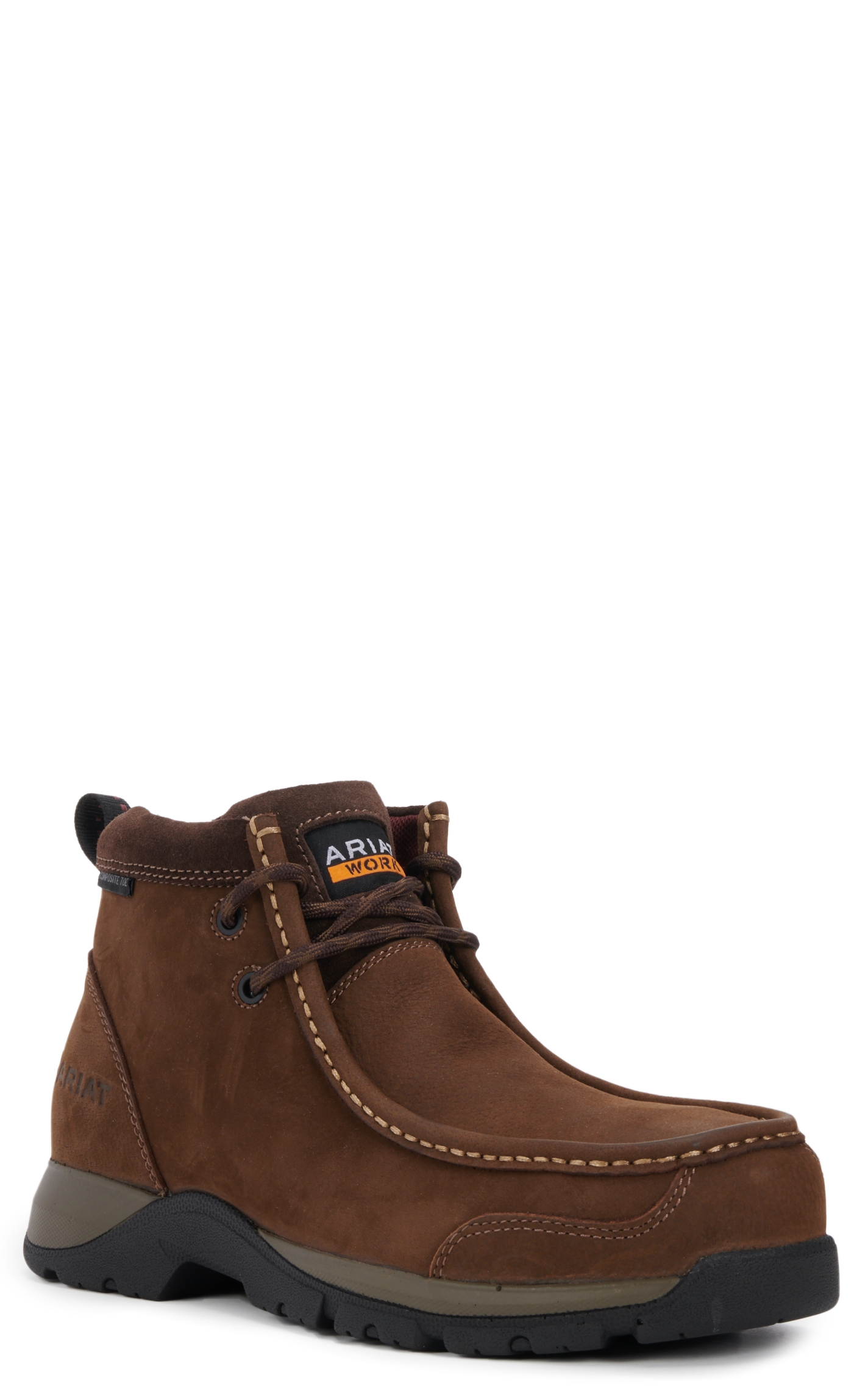 Ariat Women's Edge LTE Dark Brown Round Composite Toe Work Boot - Image 1