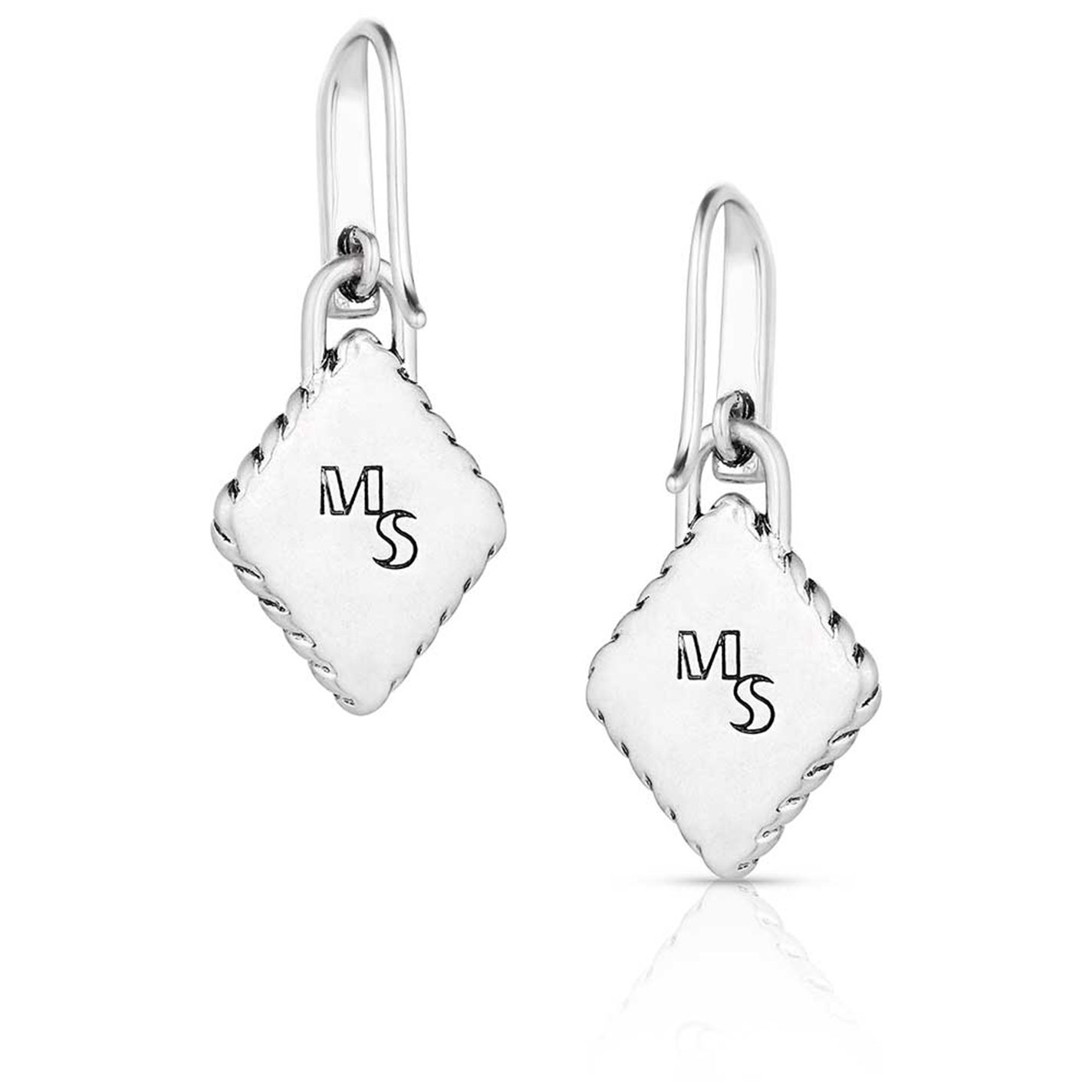Montana Silversmiths Turquoise High Noon Cobblestone Earrings - Image 3