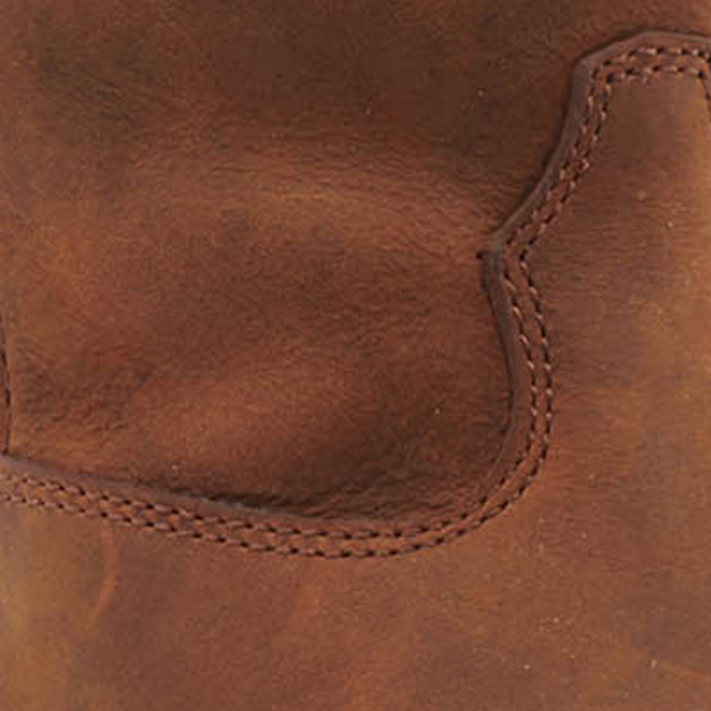 Rocky Men's Original Ride Brown Round Steel Toe Wellington Work Boot - Image 1