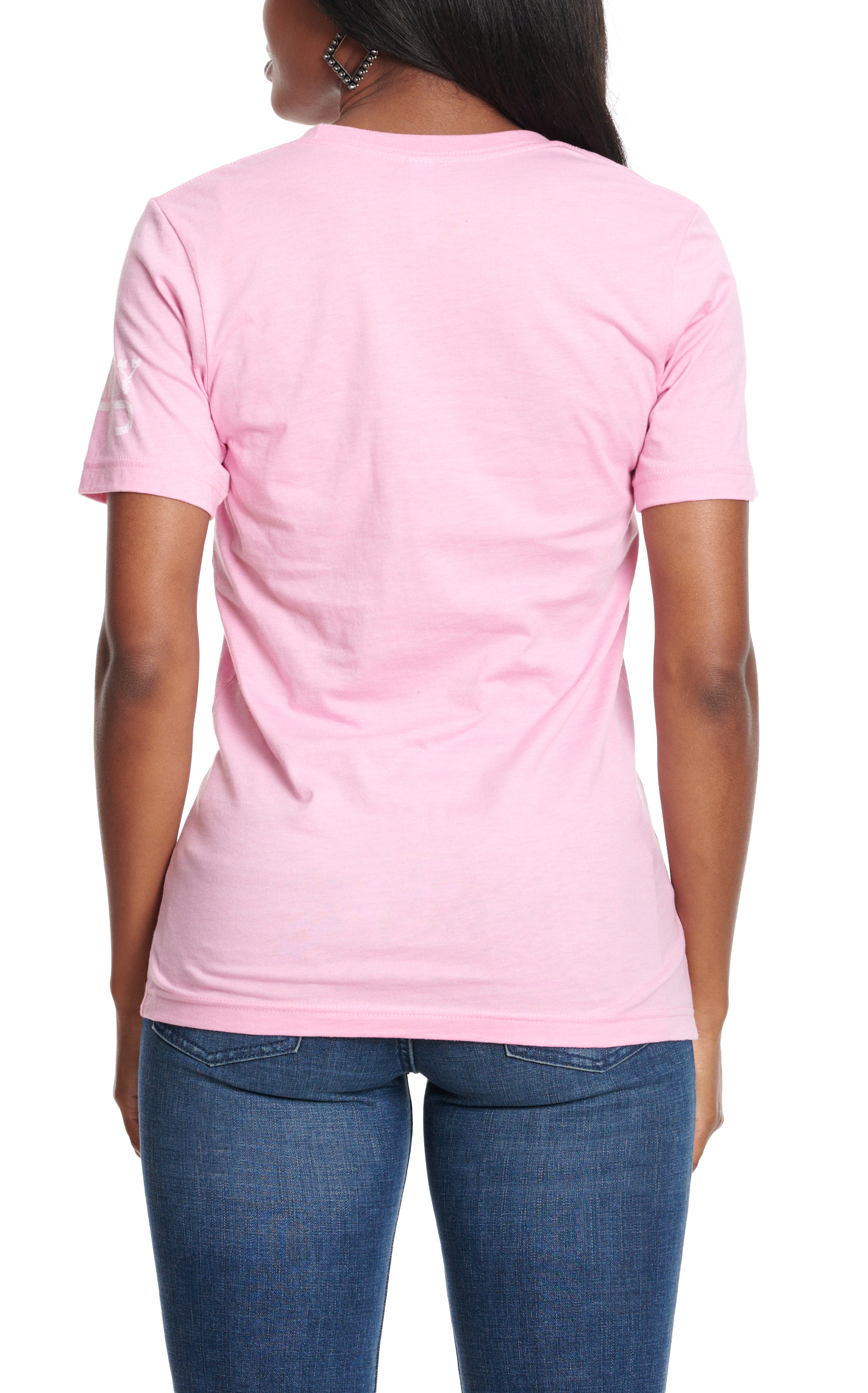 Lazy J Ranch Wear Women's Pink Logo Graphic T-Shirt - Image 2