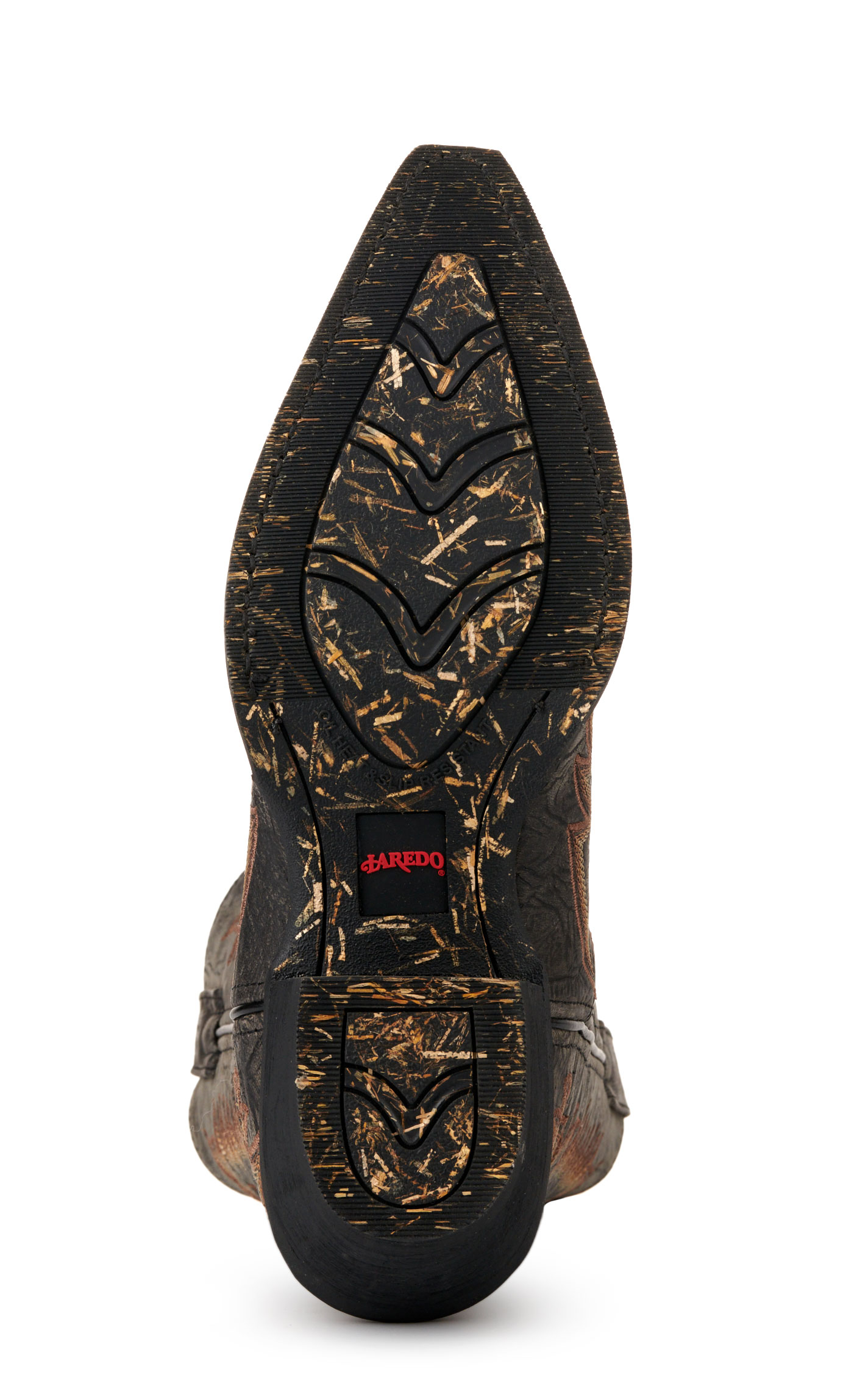 Laredo Men's Kilpatrick Distressed Gray Snip Toe Cowboy Boots - Image 1