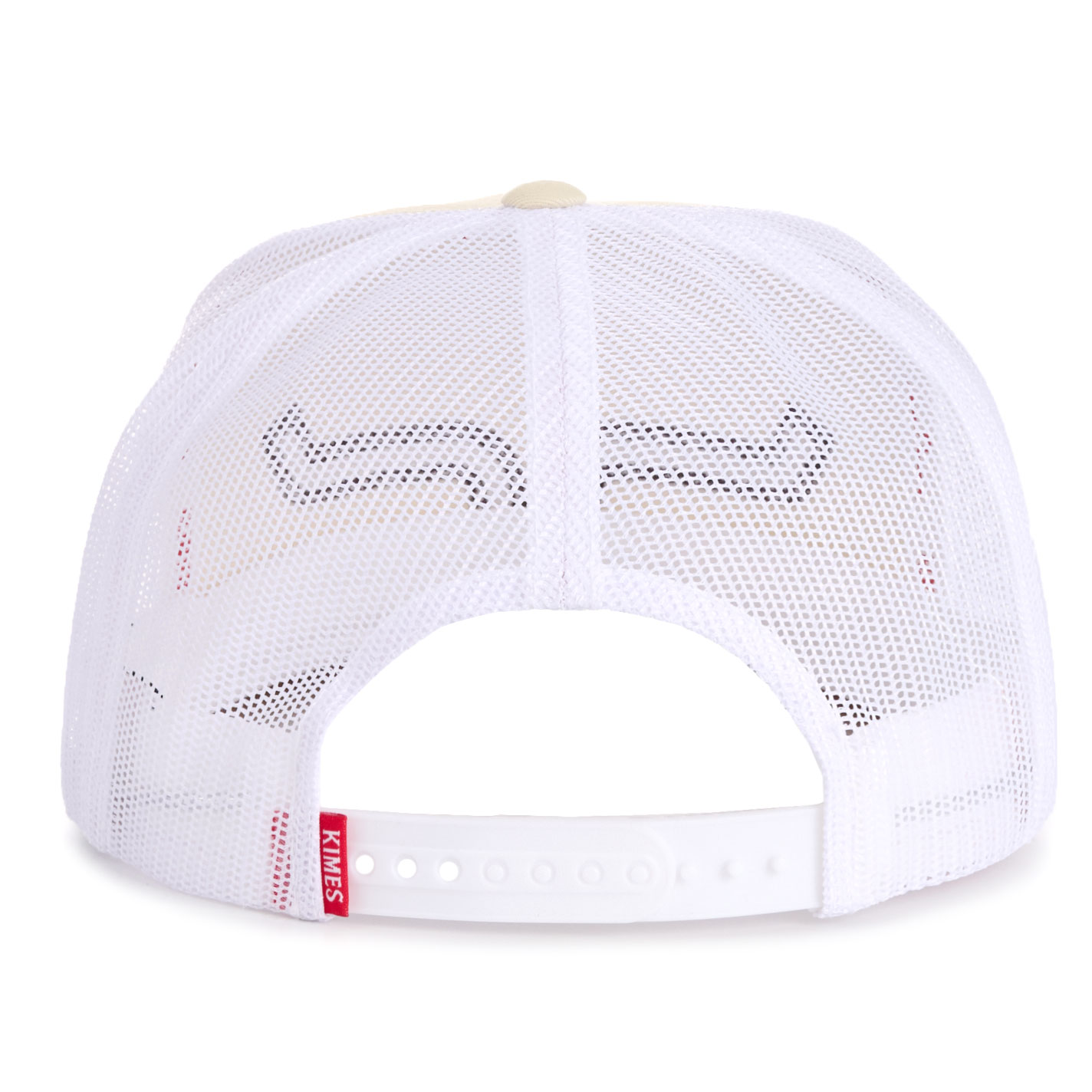 Kimes Ranch Men's Bone & Chocolate Aztec Logo Patch Cap - Image 1