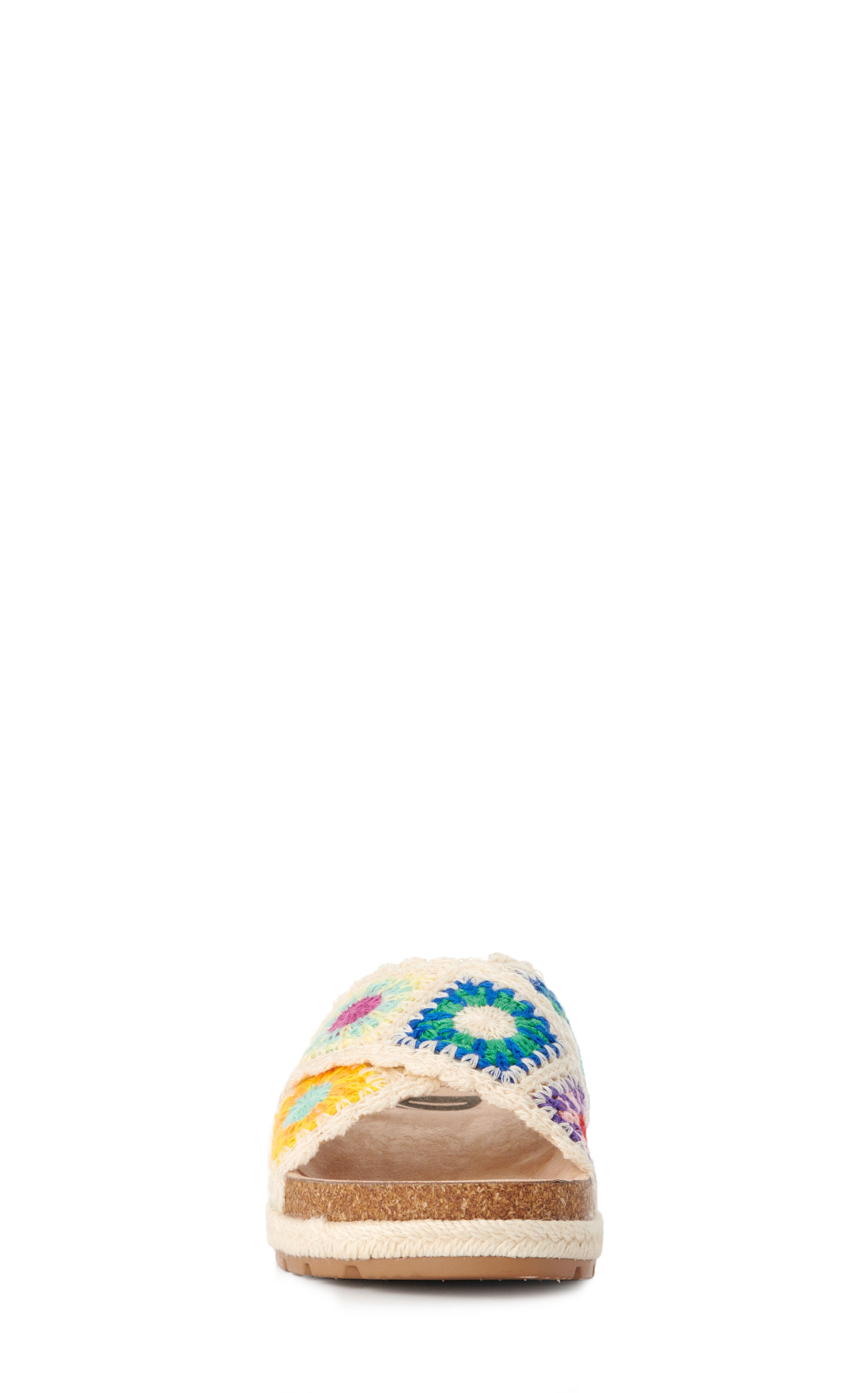 Dirty Laundry by Chinese Laundry Women's Tacoma Natural Crochet Slide Sandals - Image 1