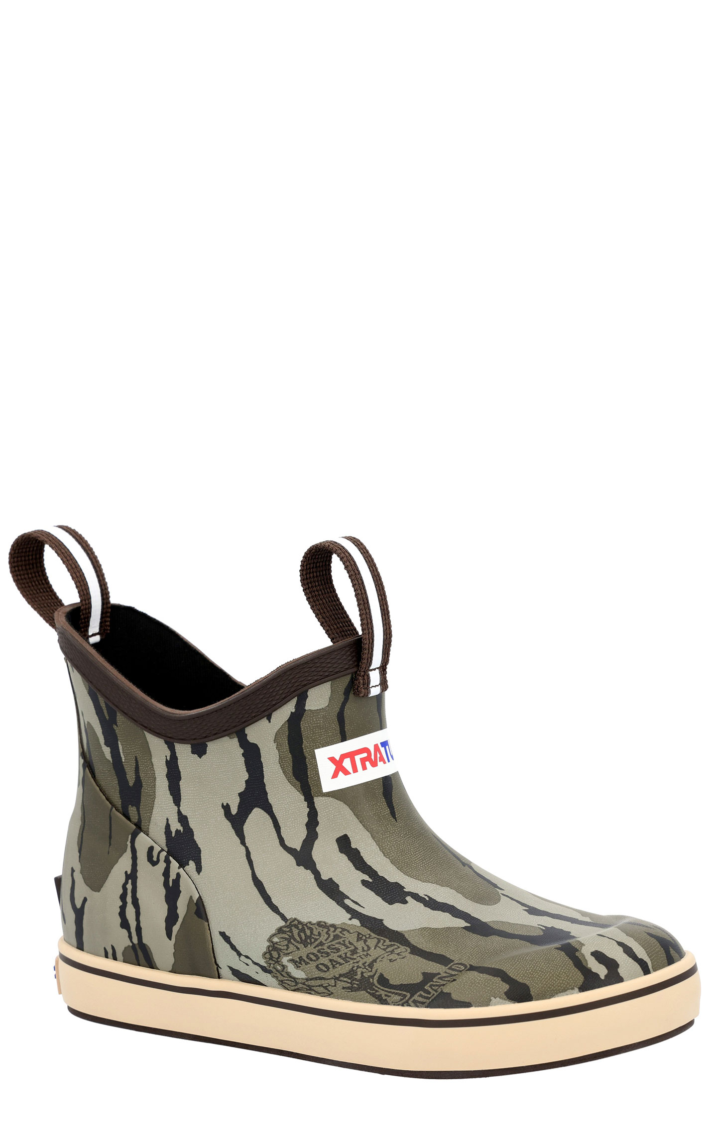 XTRATUF Kid's Mossy Oak Bottomlands Ankle Deck Rubber Boots - Image 1