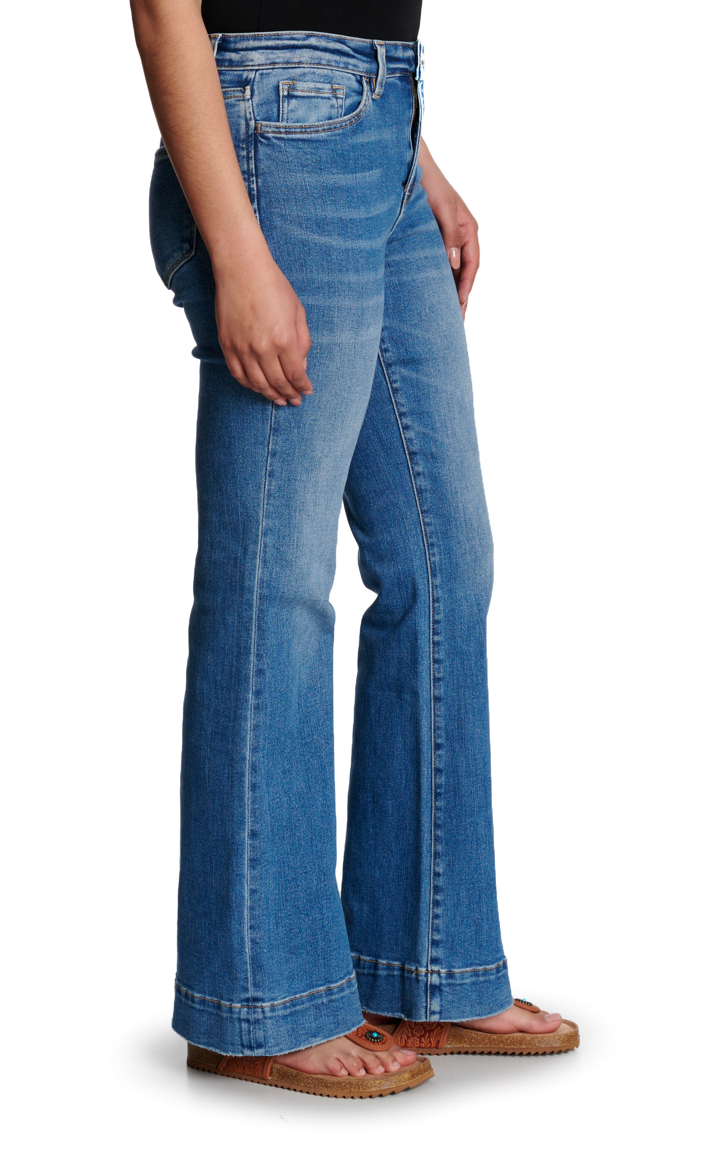 Vervet Women's Medium Wash Trouser Jeans - Image 1