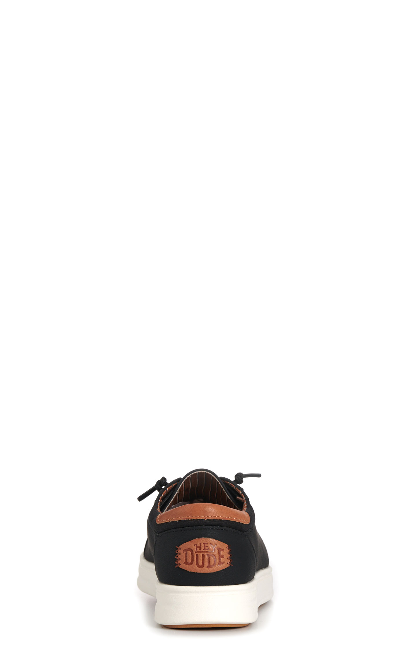 Hey Dude Men's Paul Black & White Round Toe Casual Shoes - Image 1