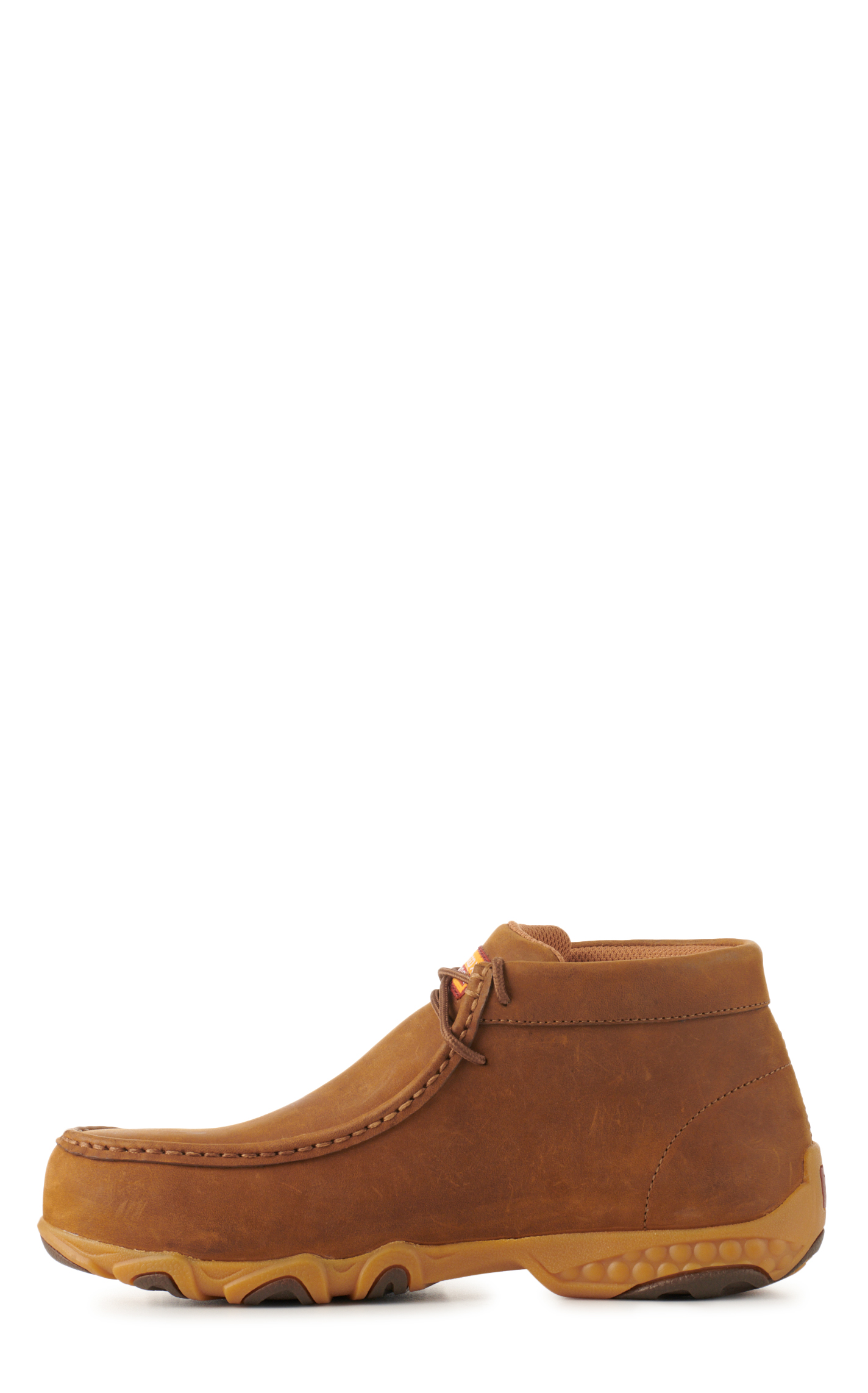 Twisted X Women's Pecan CellStretch Moc Steel Toe Lace Up Work Boots - Image 1