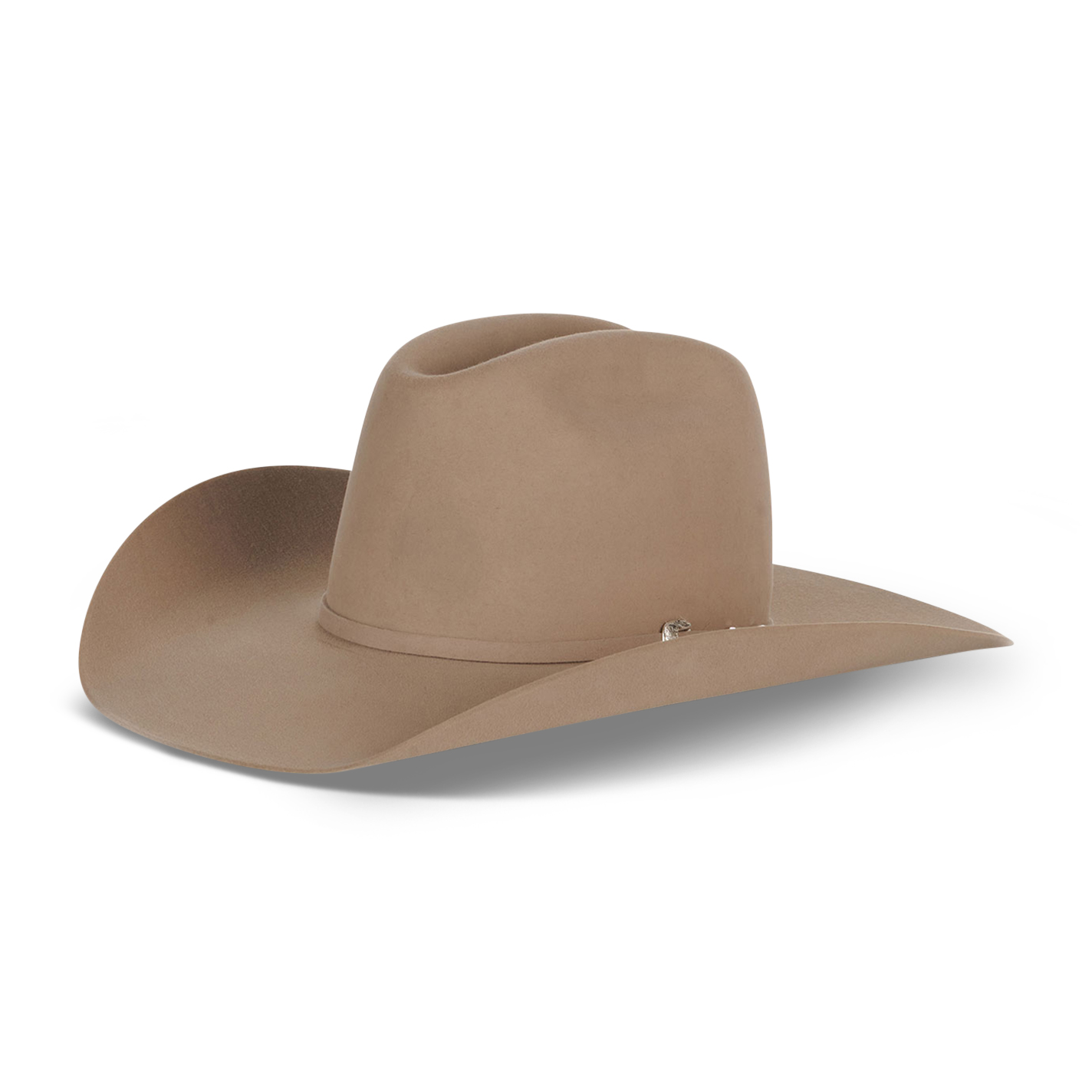 Resistol Wilderness 6X Silverbelly Cattleman's Crown Felt Cowboy Hat - Image 1