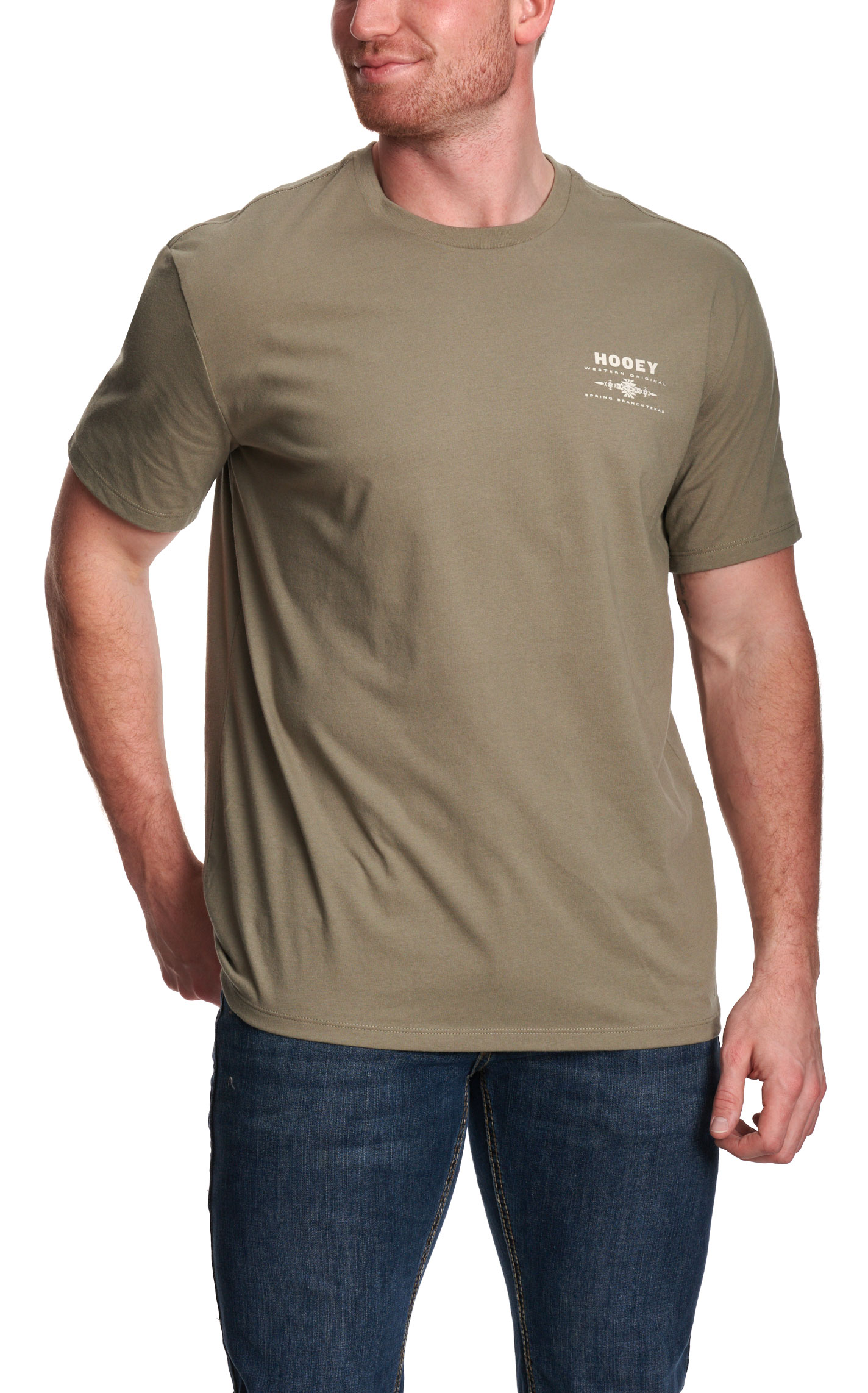 Hooey Men's Light Brown Western Original Graphic T-Shirt - Image 1