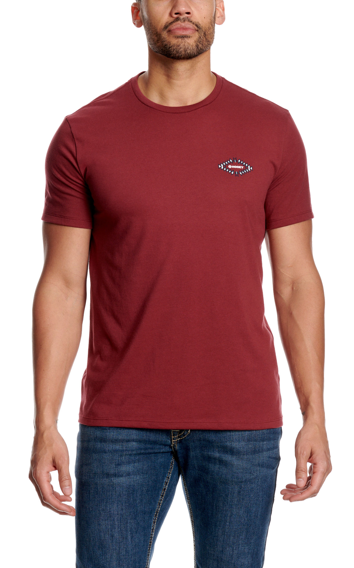 Hooey Men's El Dorado Burgundy Graphic T-Shirt - Image 2