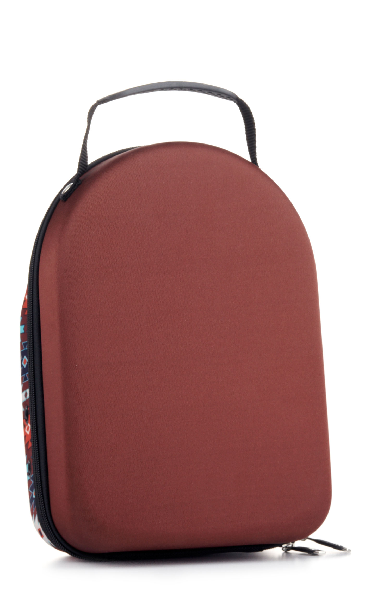 Red Dirt Hat Company Burgundy & Turquoise Aztec Print Cap Carrier - Image 1