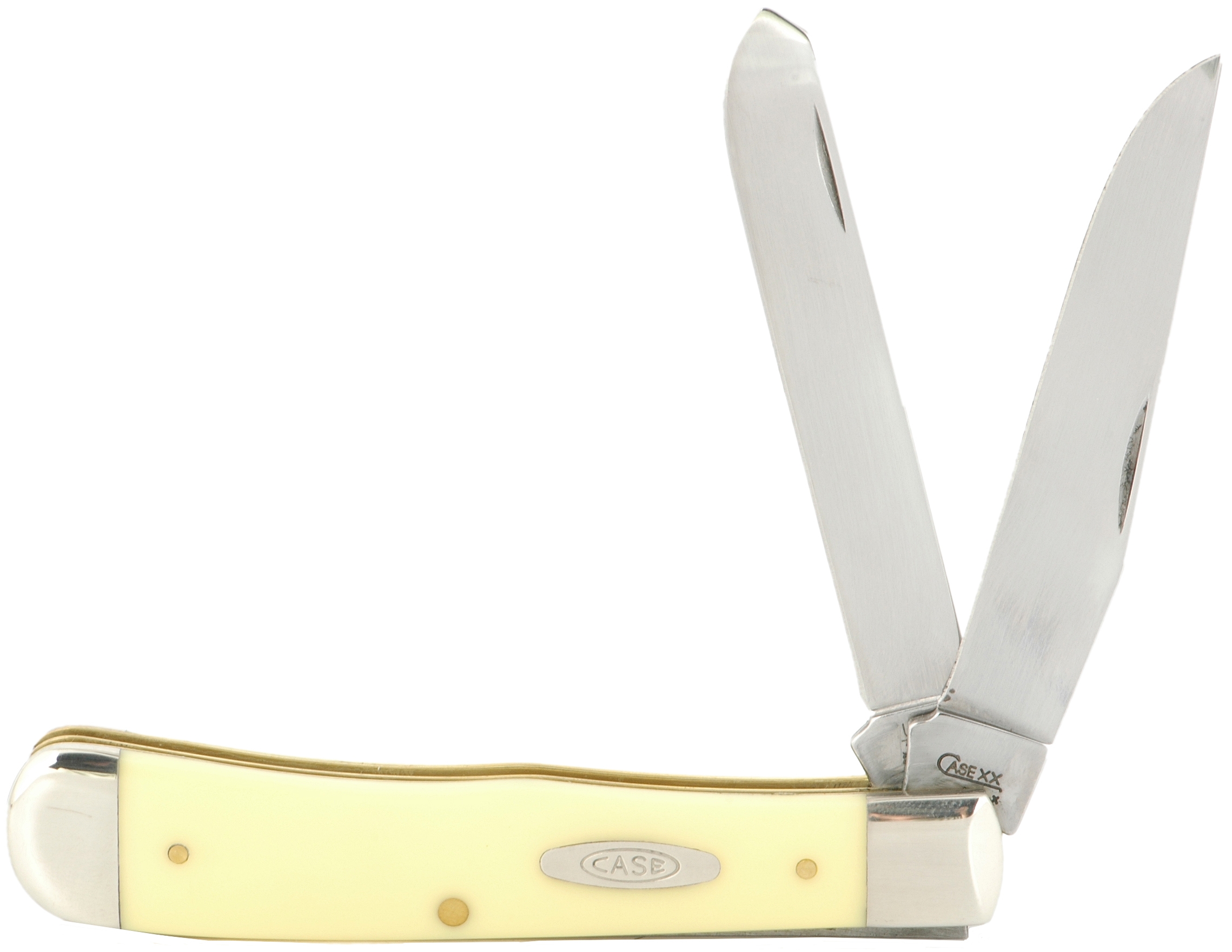 Case Knives Yellow Handle Trapper - Image 1
