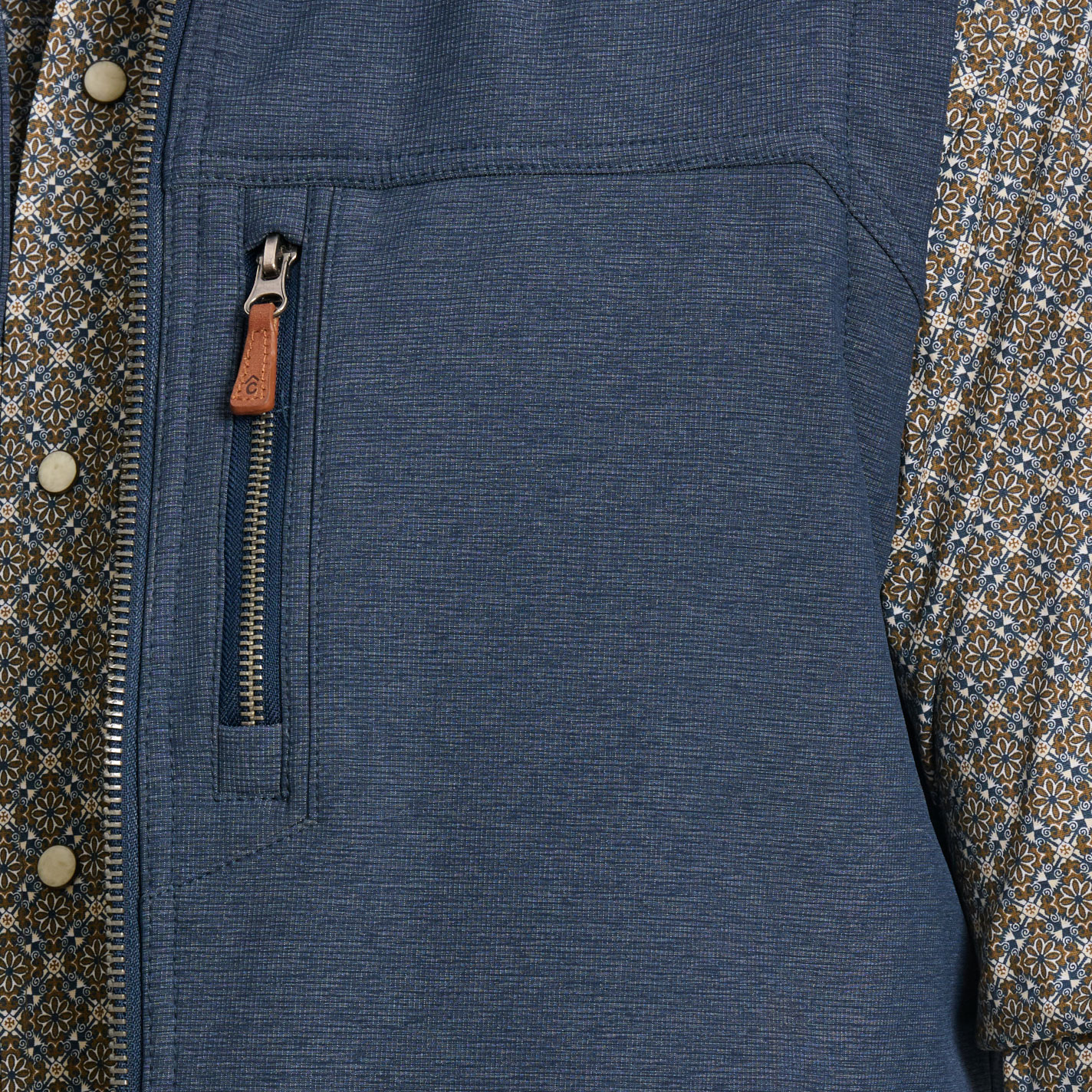 Rafter C Men's Navy Bonded Vest - Image 1