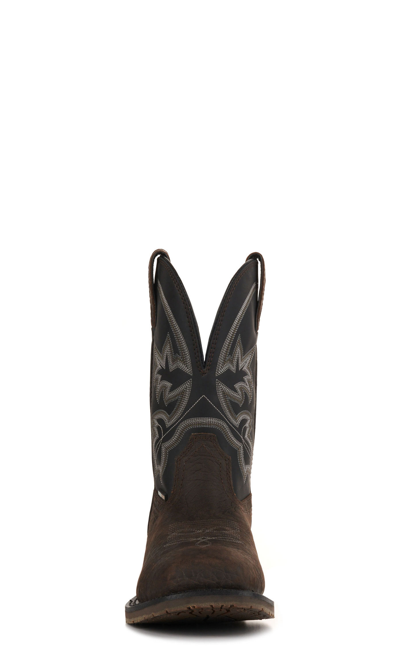 Double H Men's ICE Dark Brown and Black Waterproof Wide Composite Toe Work Boot - Image 1