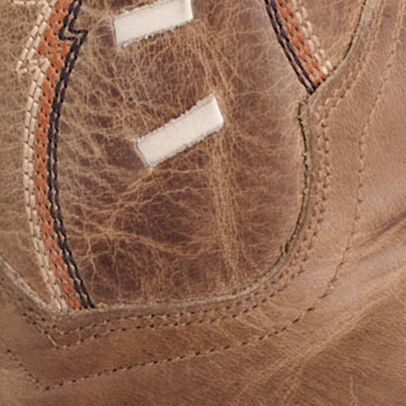 Dan Post Women’s Tan Lacey Leather Broad Square Toe Cowboy Boots - Image 1