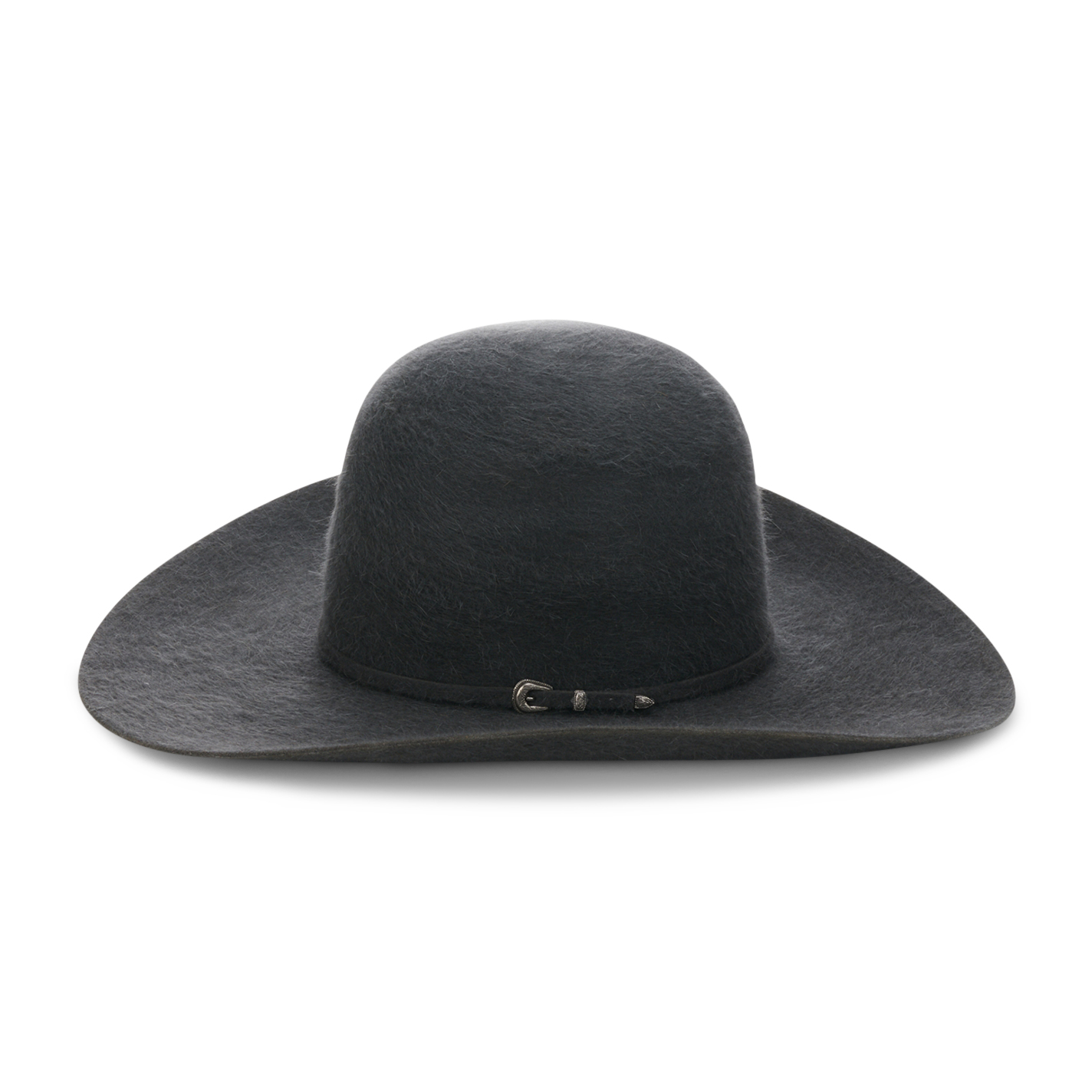 Rodeo King 15X Grizzly Charcoal Open Crown Felt Cowboy Hat - Image 1