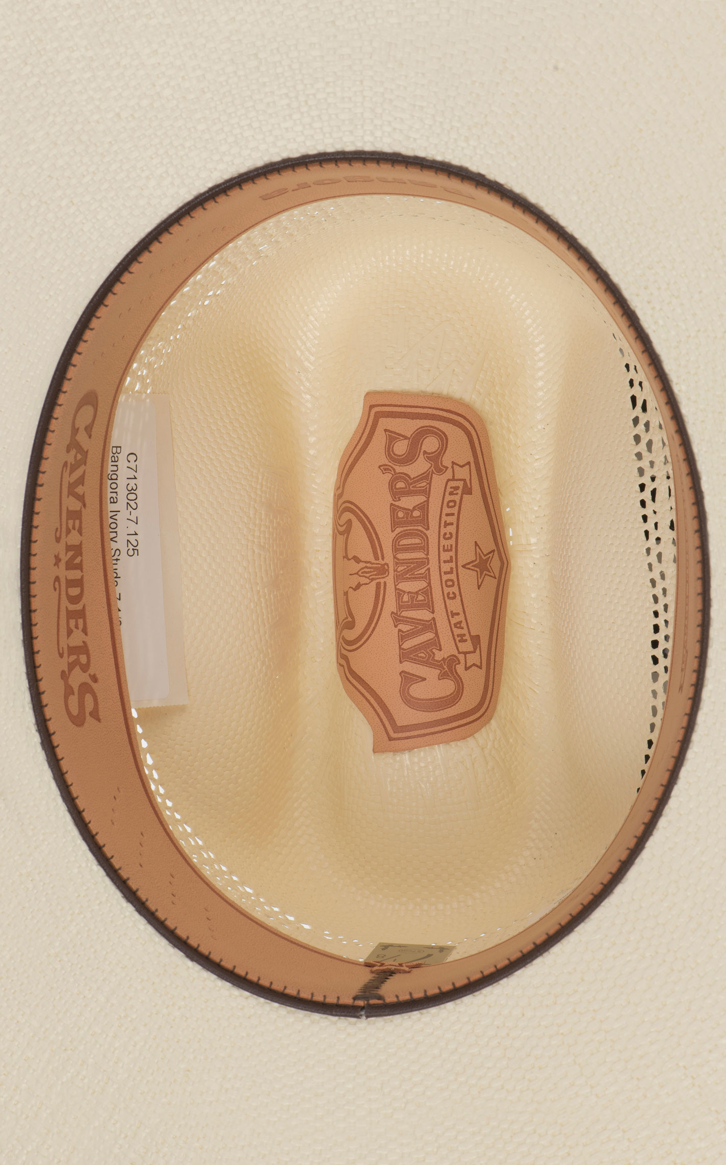 Cavender's Collection Bangora Ivory Cattlemen Crown Cowboy Hat - Image 1
