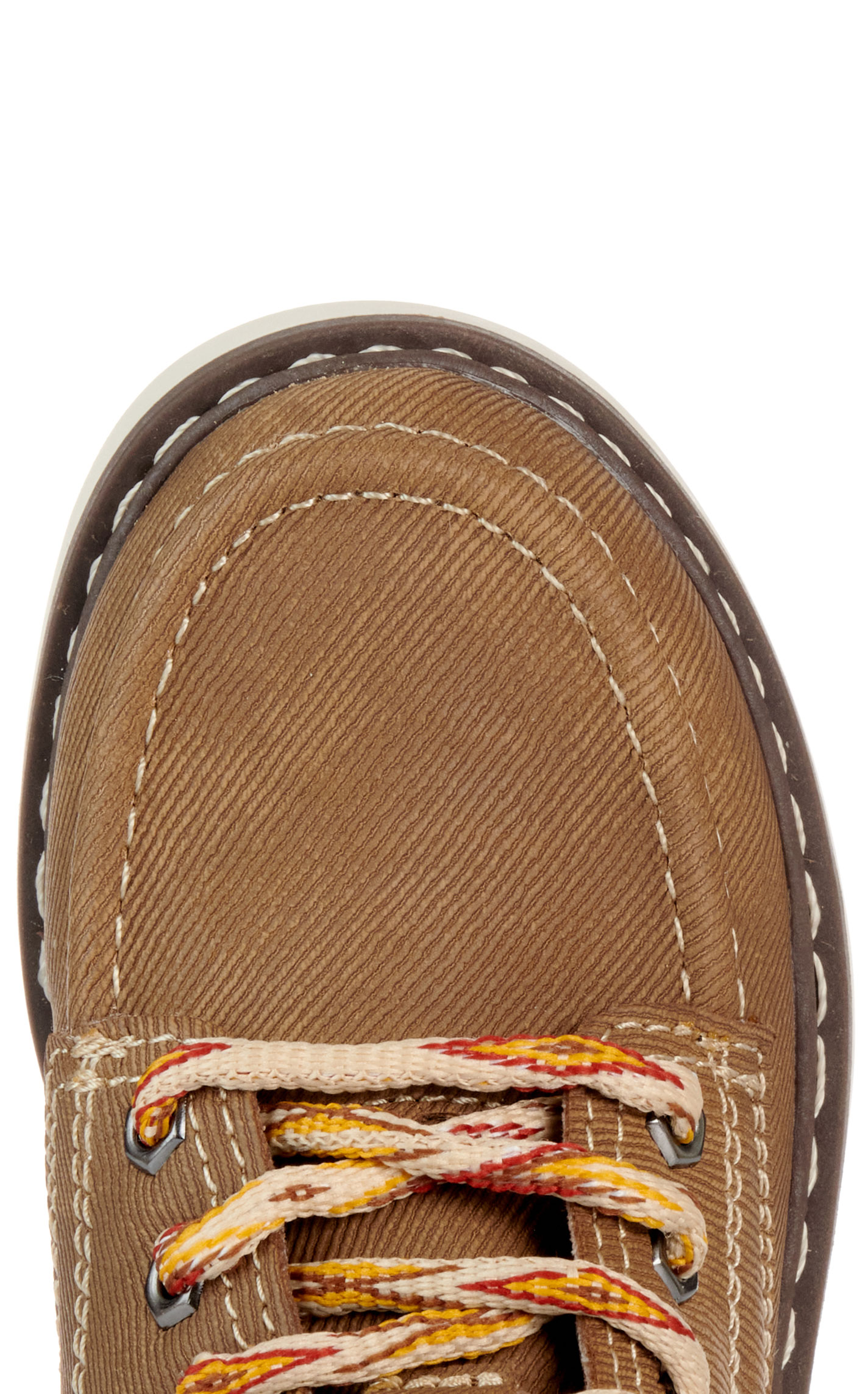 Twister Toddler Boys' Clyde Brown Moc Toe Lace Up Chukka Shoe - Image 1