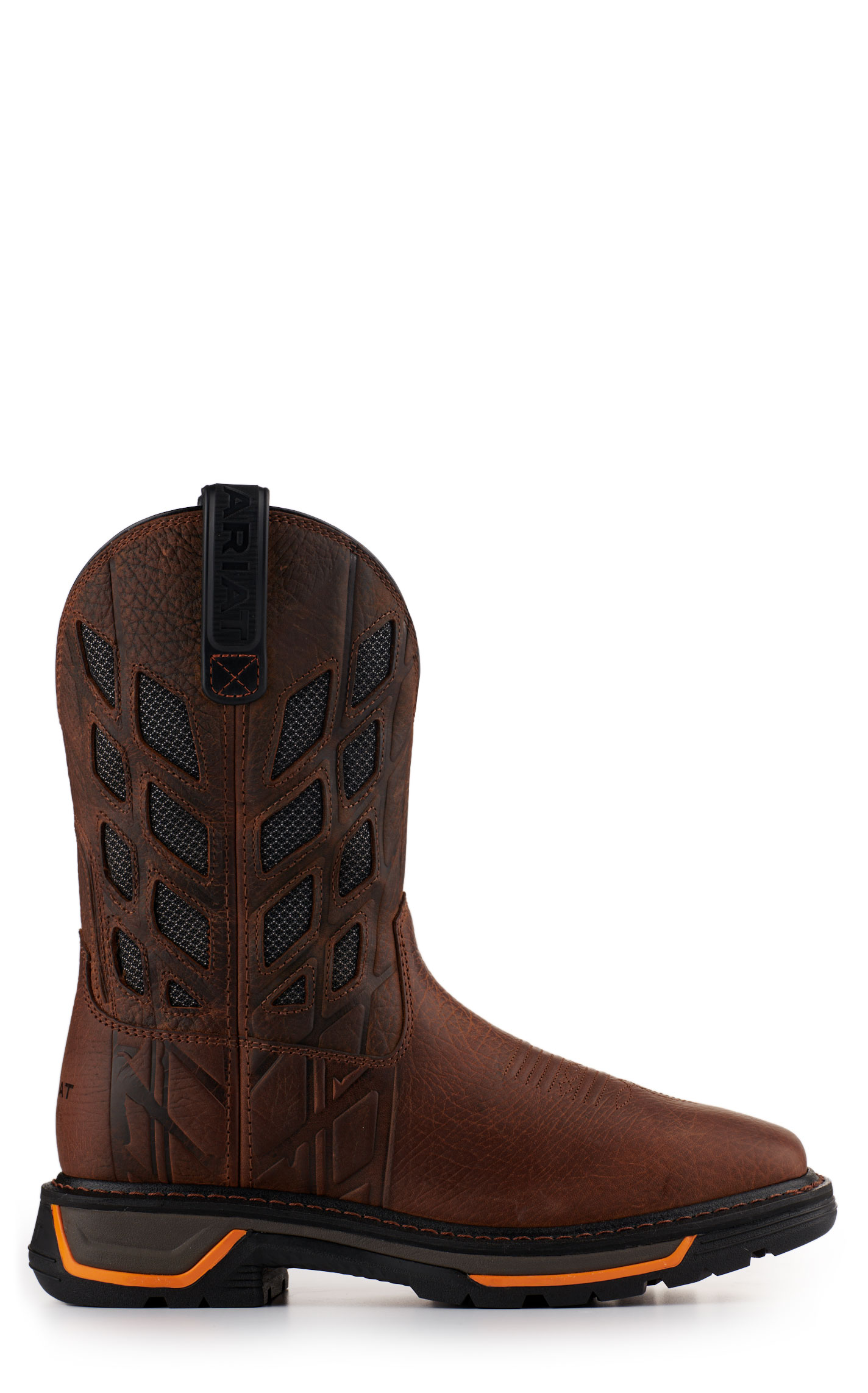 Ariat Men's Big Rig Tread Earth Brown VentTEK Wide Square Composite Toe Work Boot - Image 1