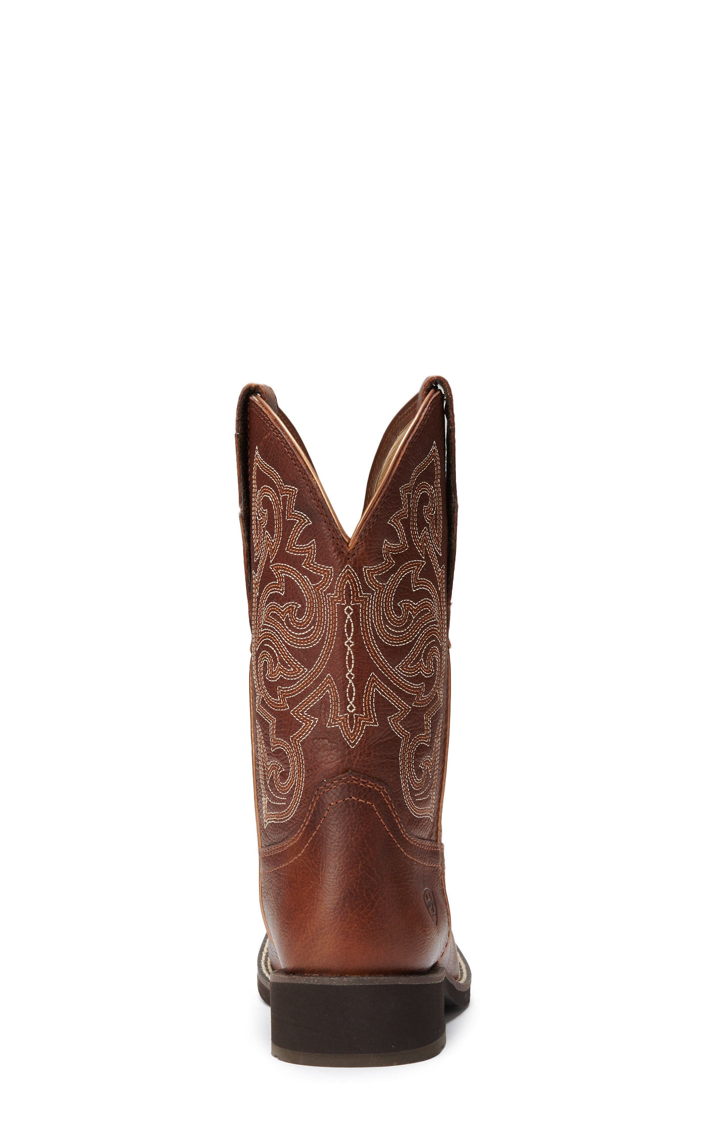 Ariat Women's Delilah Spiced Cider Brown StretchFit Wide Square Toe Cowboy Boots - Image 1