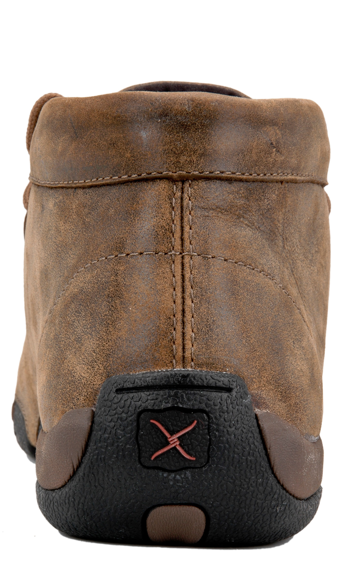 Twisted X Men's Brown Bomber Driving Moccasin Lace Up Casual Shoes - Image 1