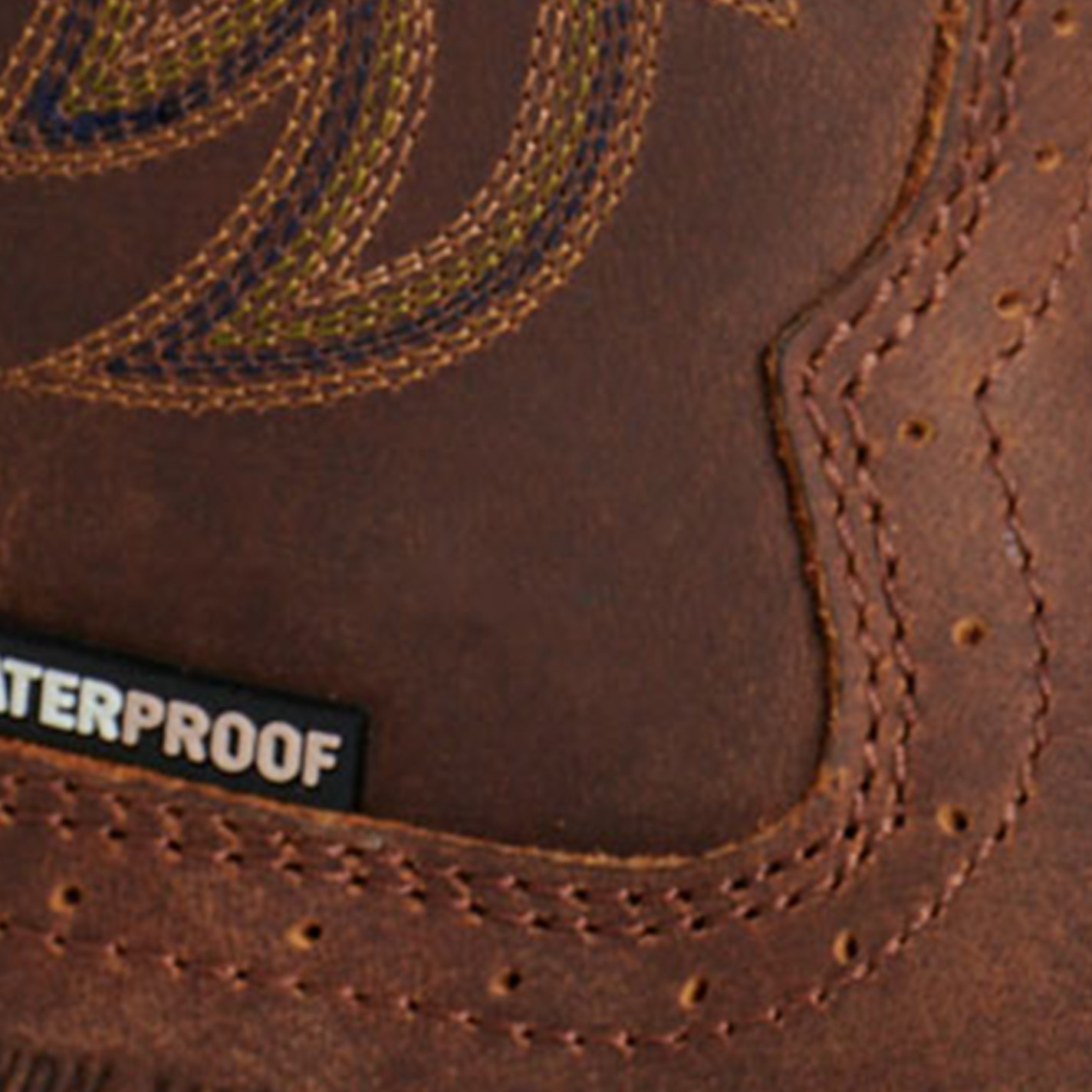 Double H Men's Phantom Brown Waterproof ICE Wide Square Composite Toe Work Boots - Image 1