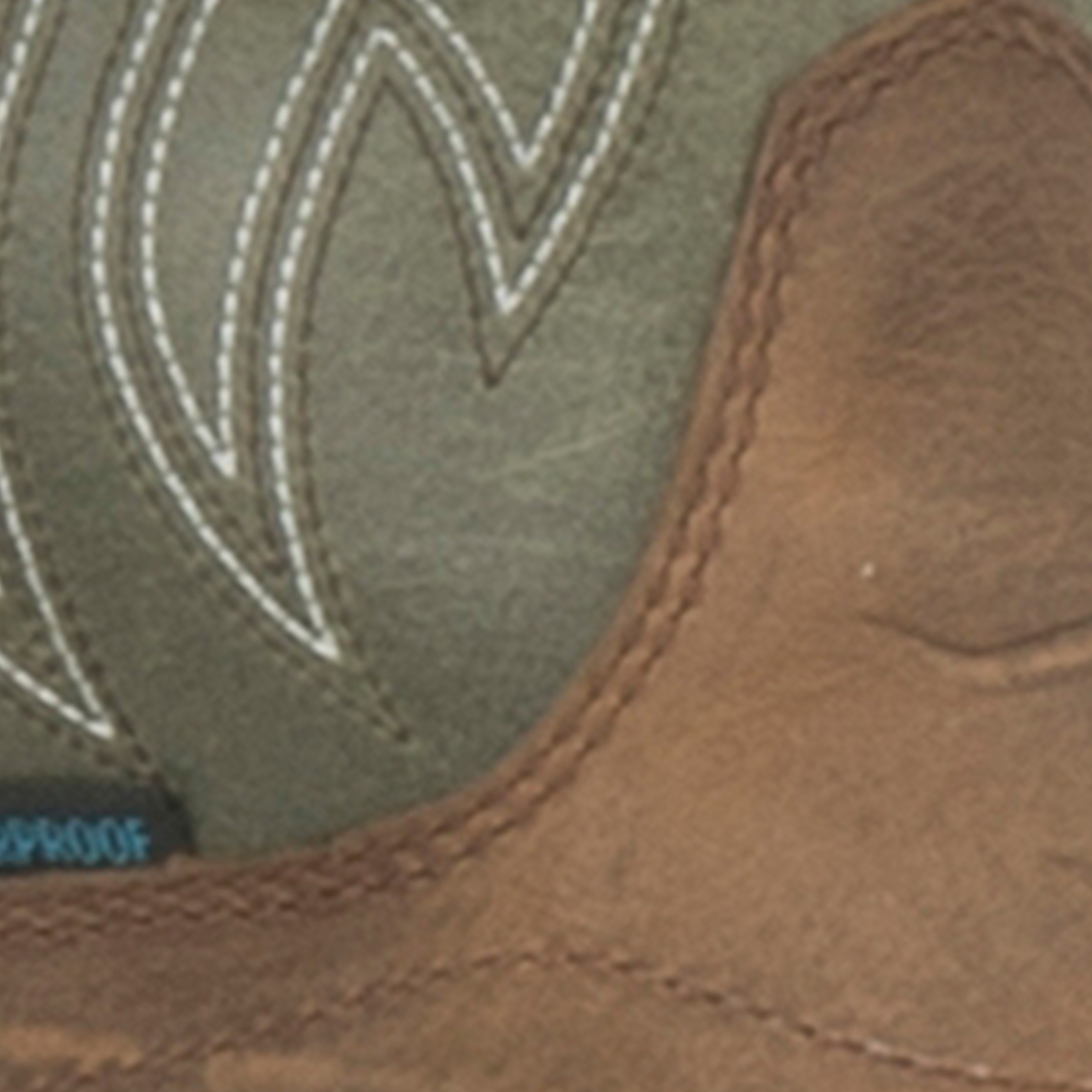 Ariat Men's Rebar Flex Brown and Olive Waterproof Wide Square Composite Toe Work Boot - Image 1