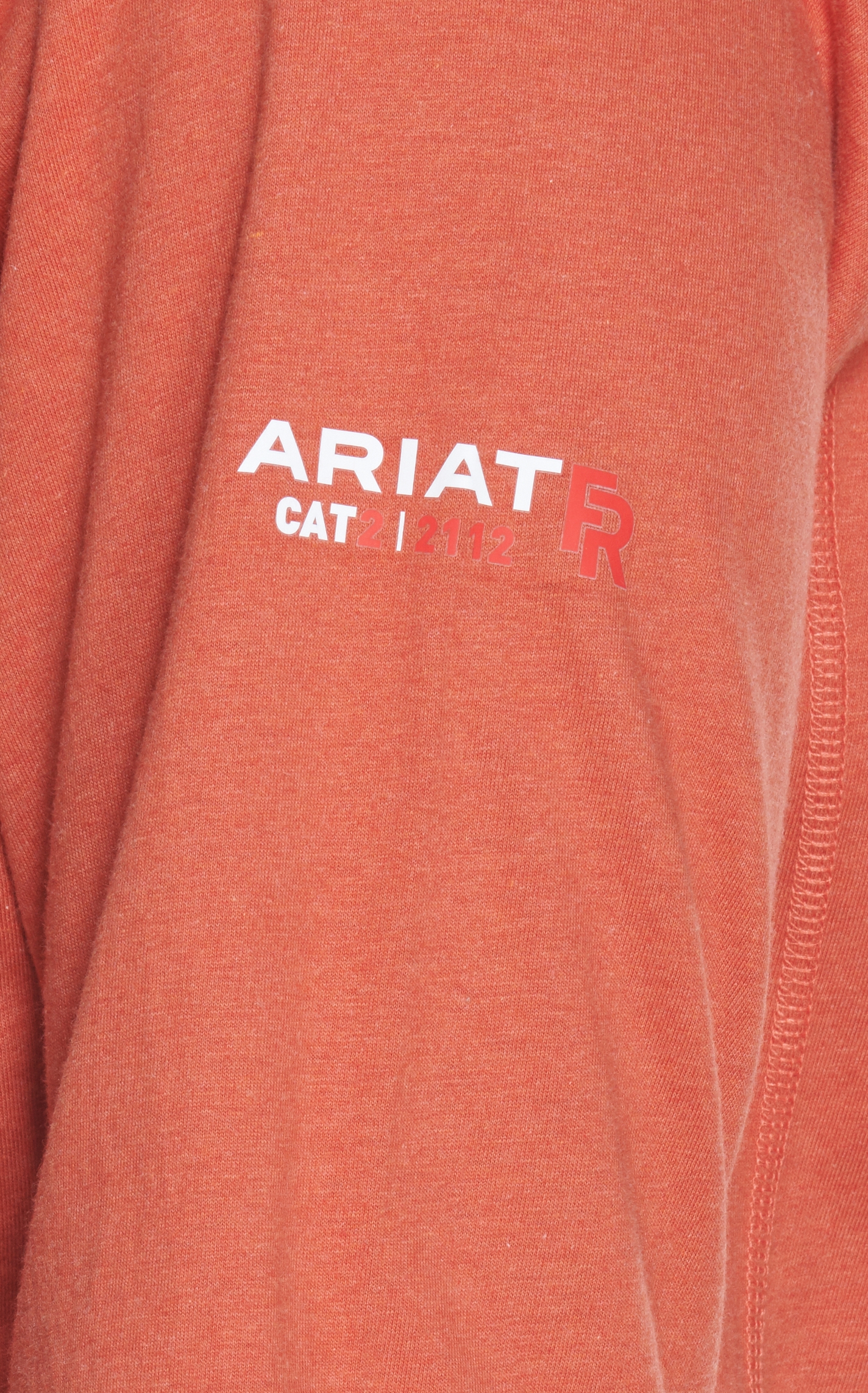 Ariat Men's Air Crew Volcanic Heather Long Sleeve FR Work T-Shirt - Image 1