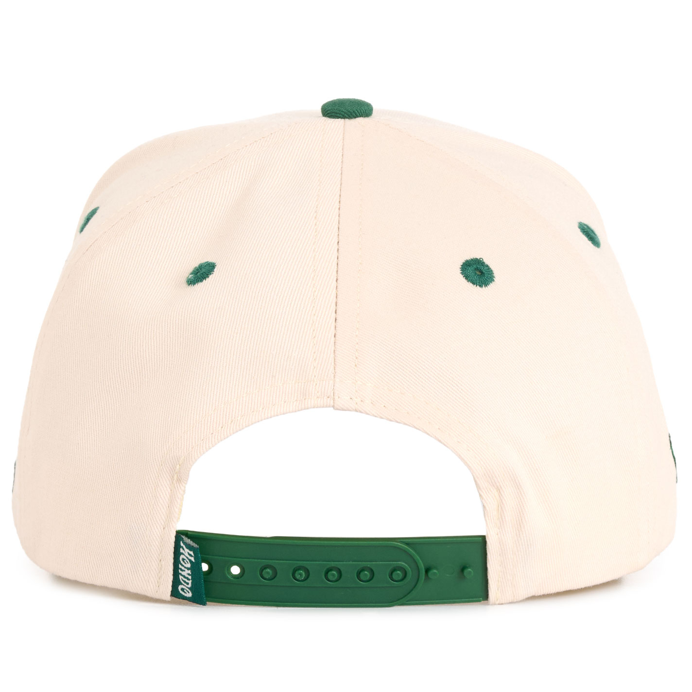 Hondo Bone & Green YEEHAW Embroidered Logo Cap - Image 1