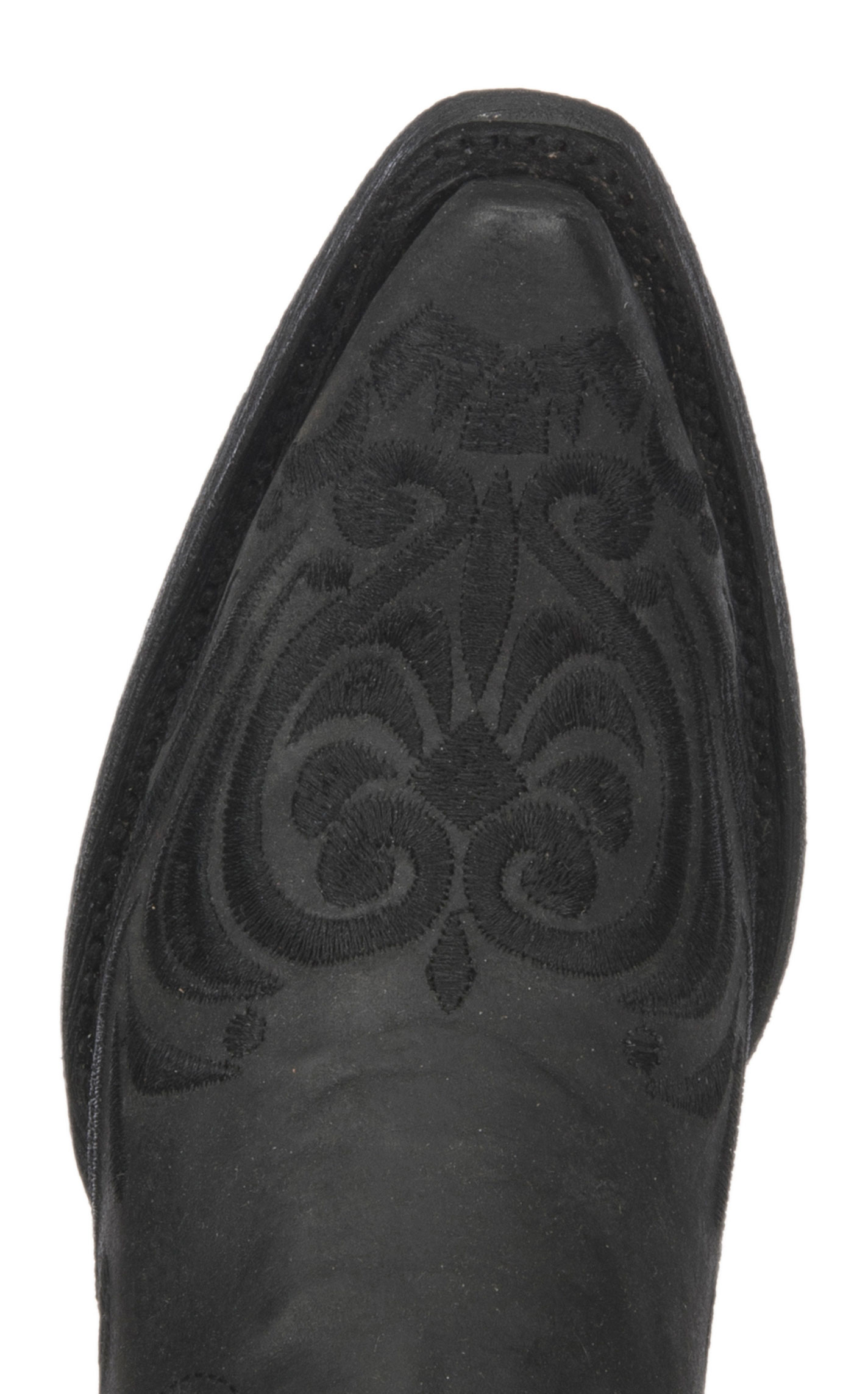 Circle G by Corral Women's Black Filigree Embroidery Cowboy Snip Toe Boots - Image 1