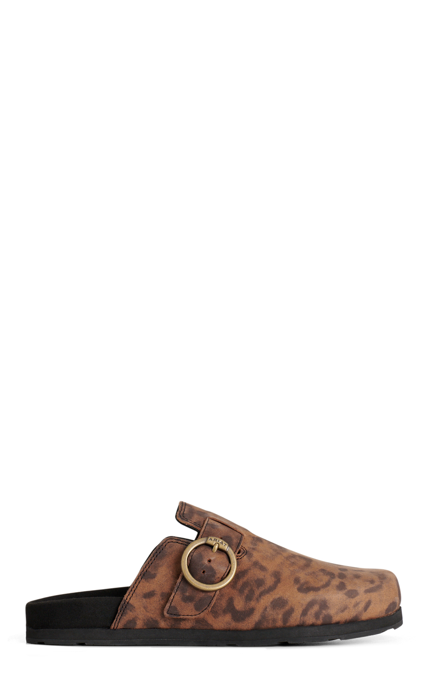 Ariat Women's Country Mule Leopard Print Suede Casual Shoes - Image 1