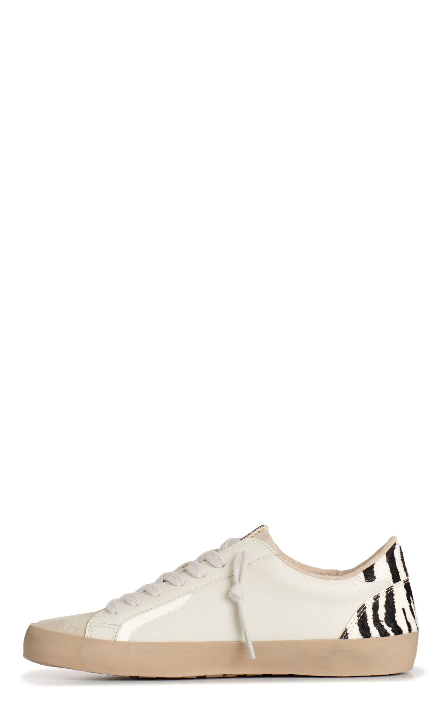 Shushop Women’s Robbie Light Gray and Zebra Print Almond Toe Casual Shoes - Image 1