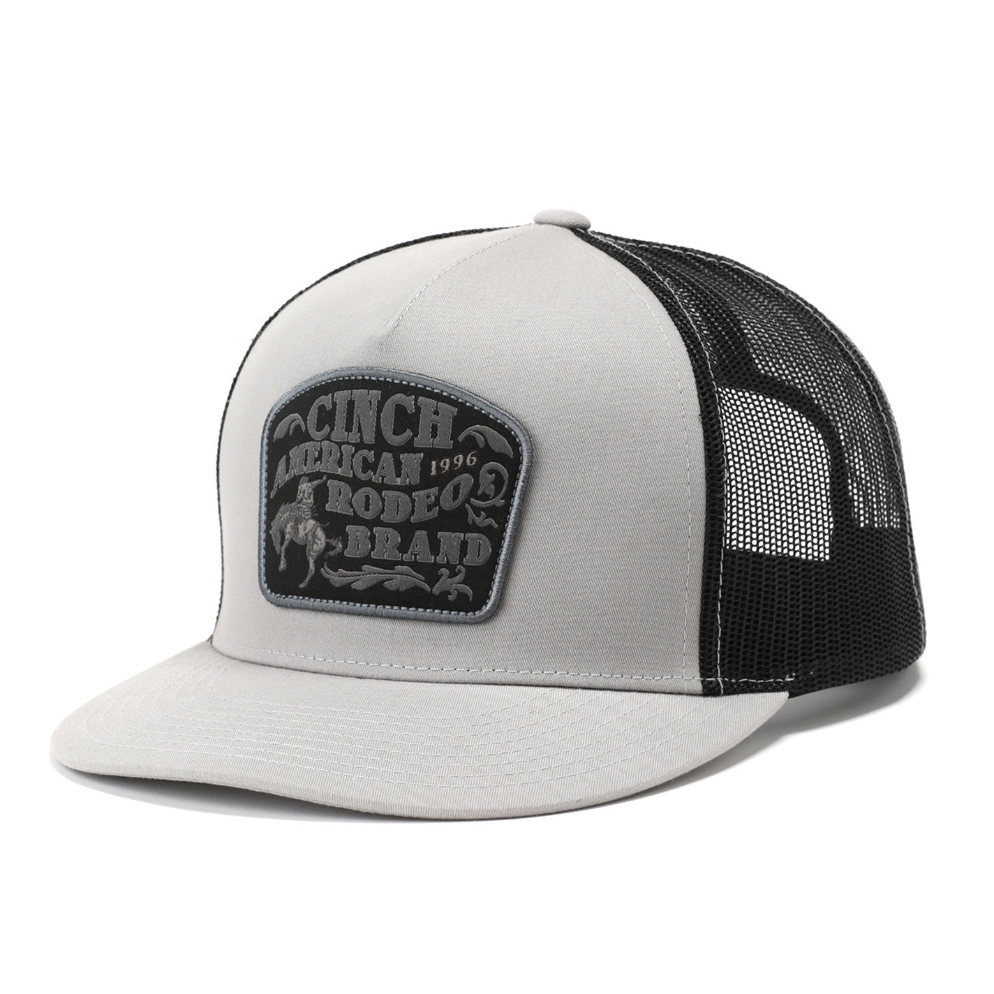 Cinch Men's Black & Gray American Rodeo Patch Cap - Image 1