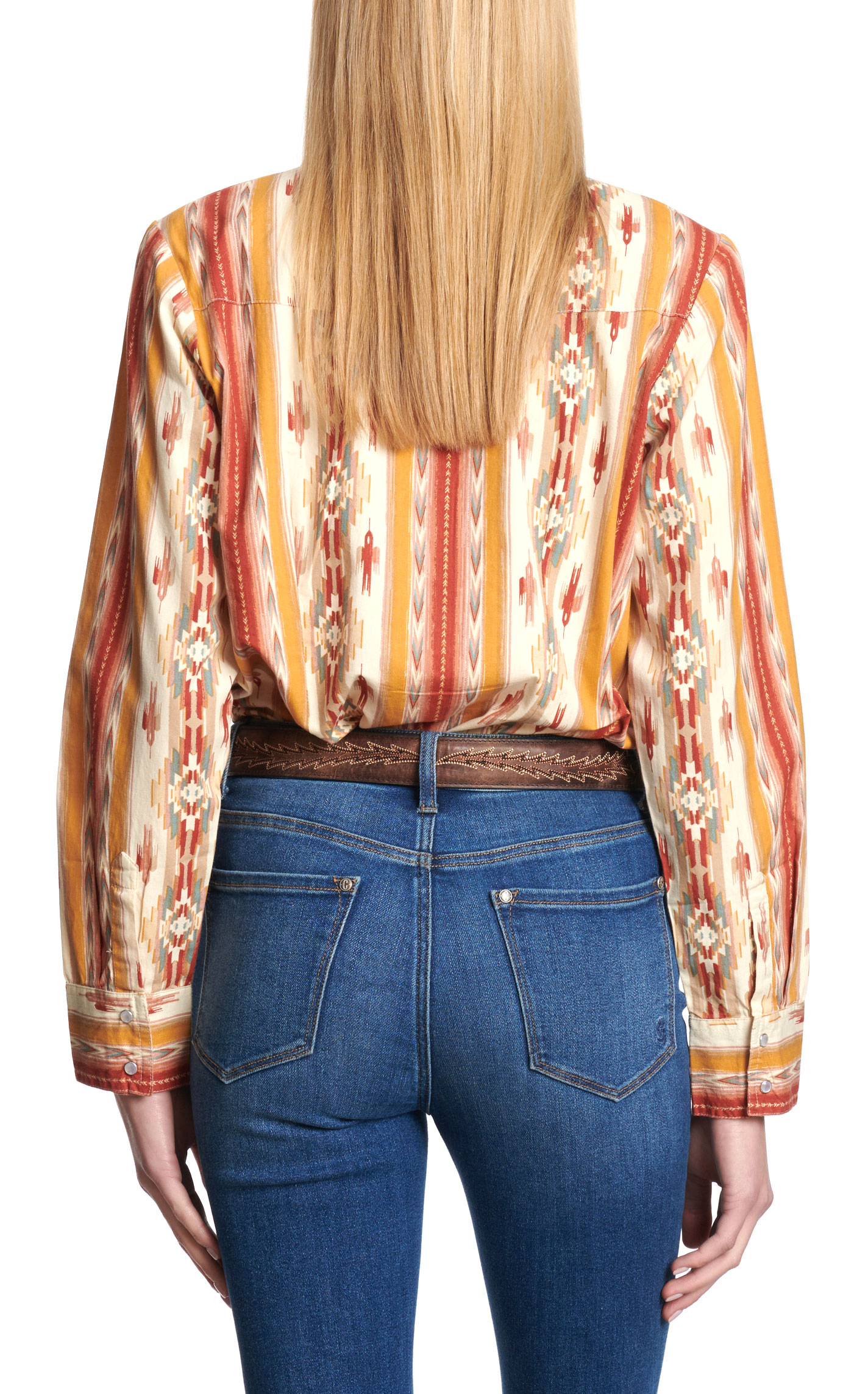 Cotton & Rye Women's Sunrise Aztec Thunderbird Print Top - Image 1