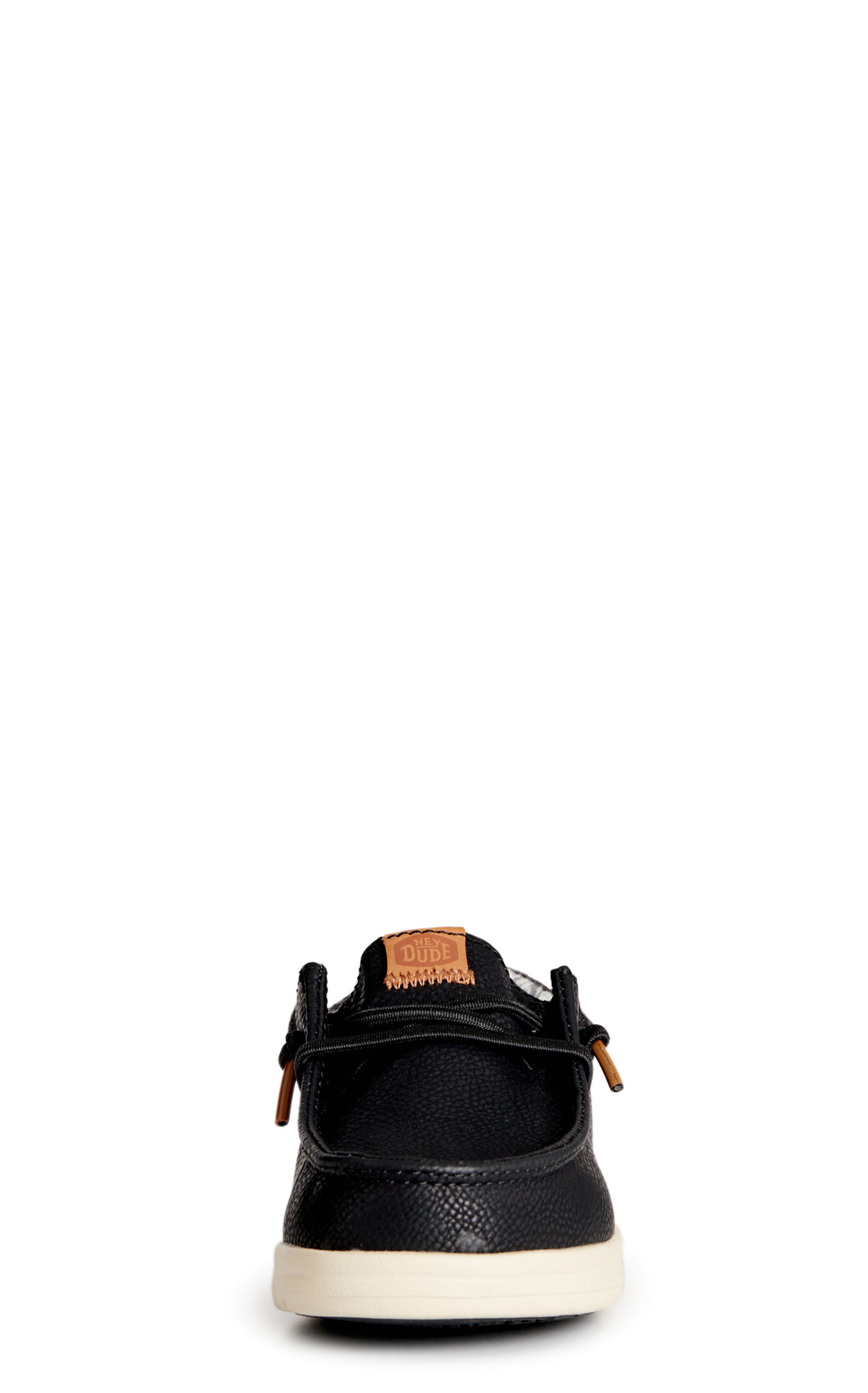 Hey Dude Toddler Boy's Paul Black Lace Moc Toe Shoes - Image 1