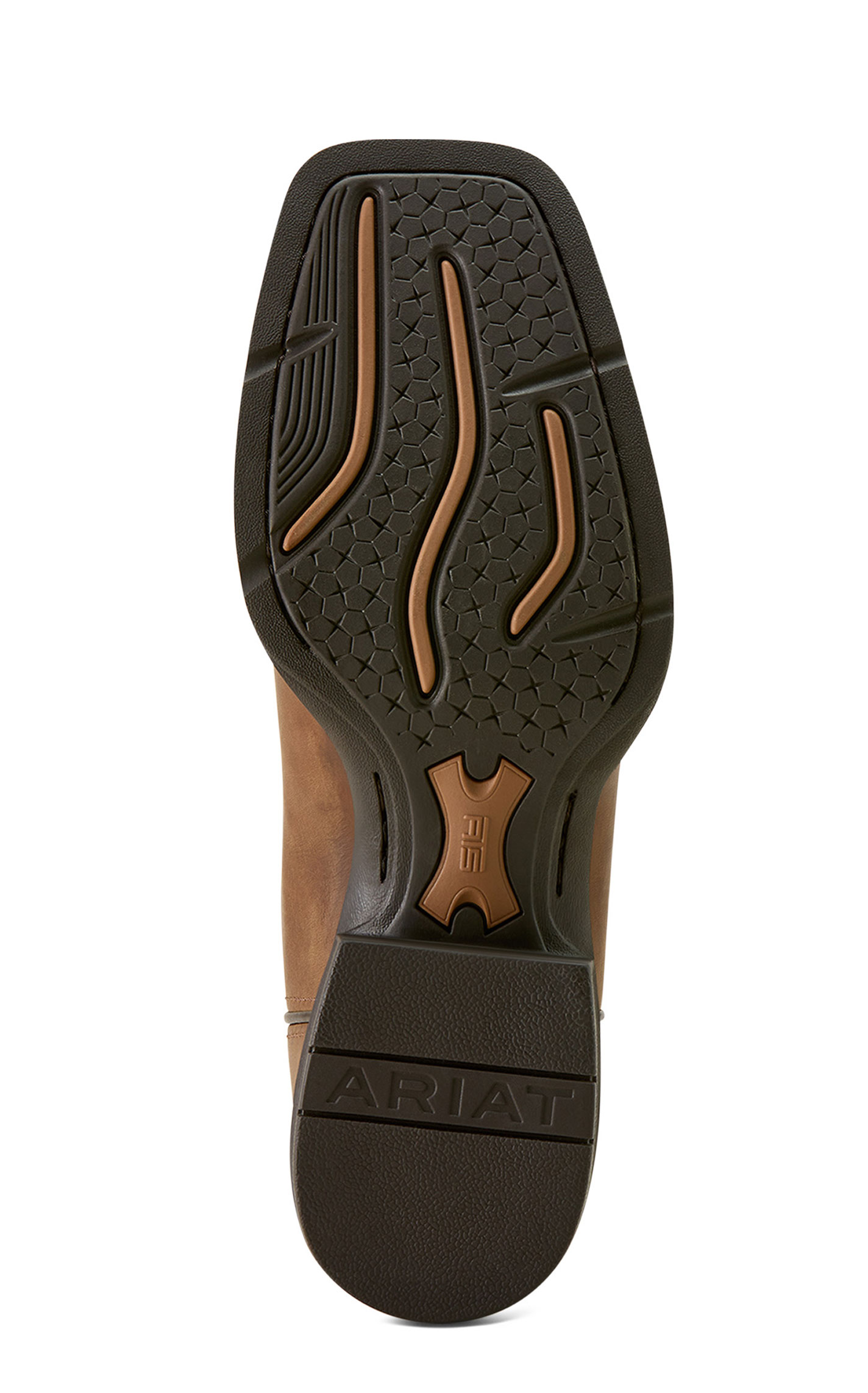 Ariat Men's Sandstorm & Bitter Chocolate Sport Skull Wide Square Toe Boots - Image 1