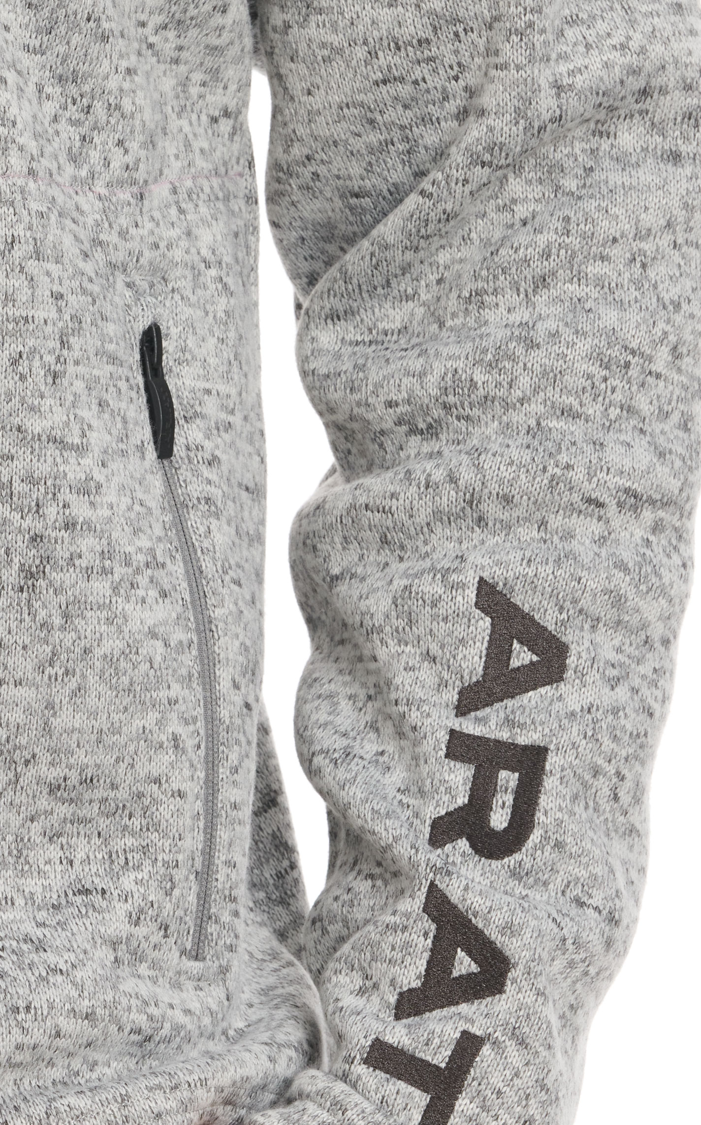 Ariat Men's Caldwell Sandy Gray 1/4 Zip Sweater Pullover - Image 1