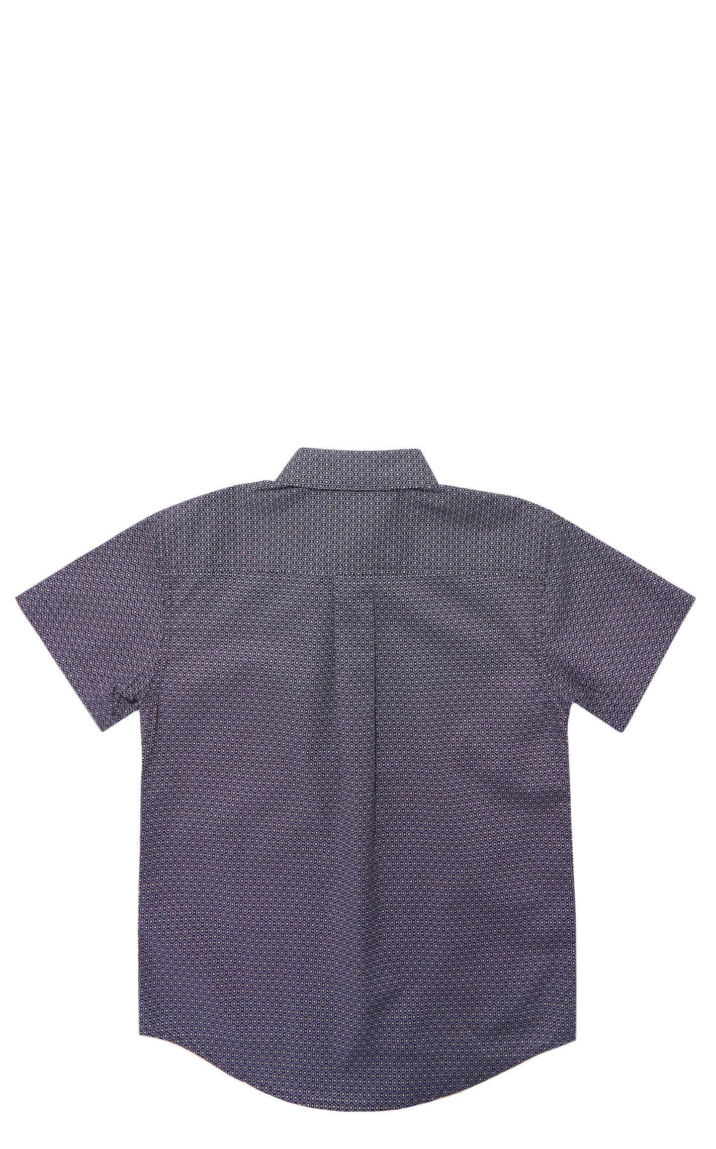 Cinch Boy's Gray Geo Print Short Sleeve Western Shirt - Image 1