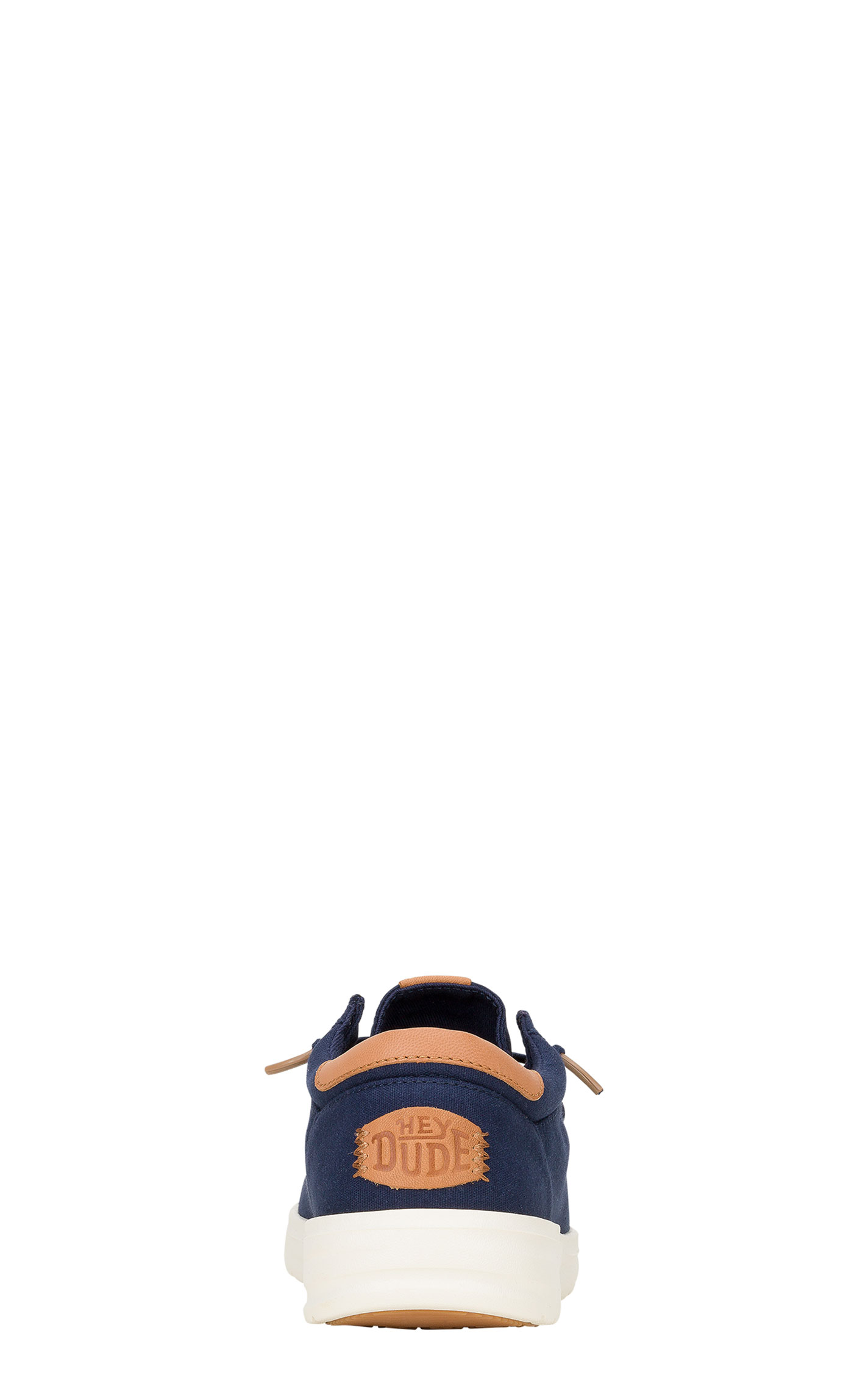 Hey Dude Men's Paul Canvas Navy Blazer Lace Up Moc Toe Casual Shoe - Image 1