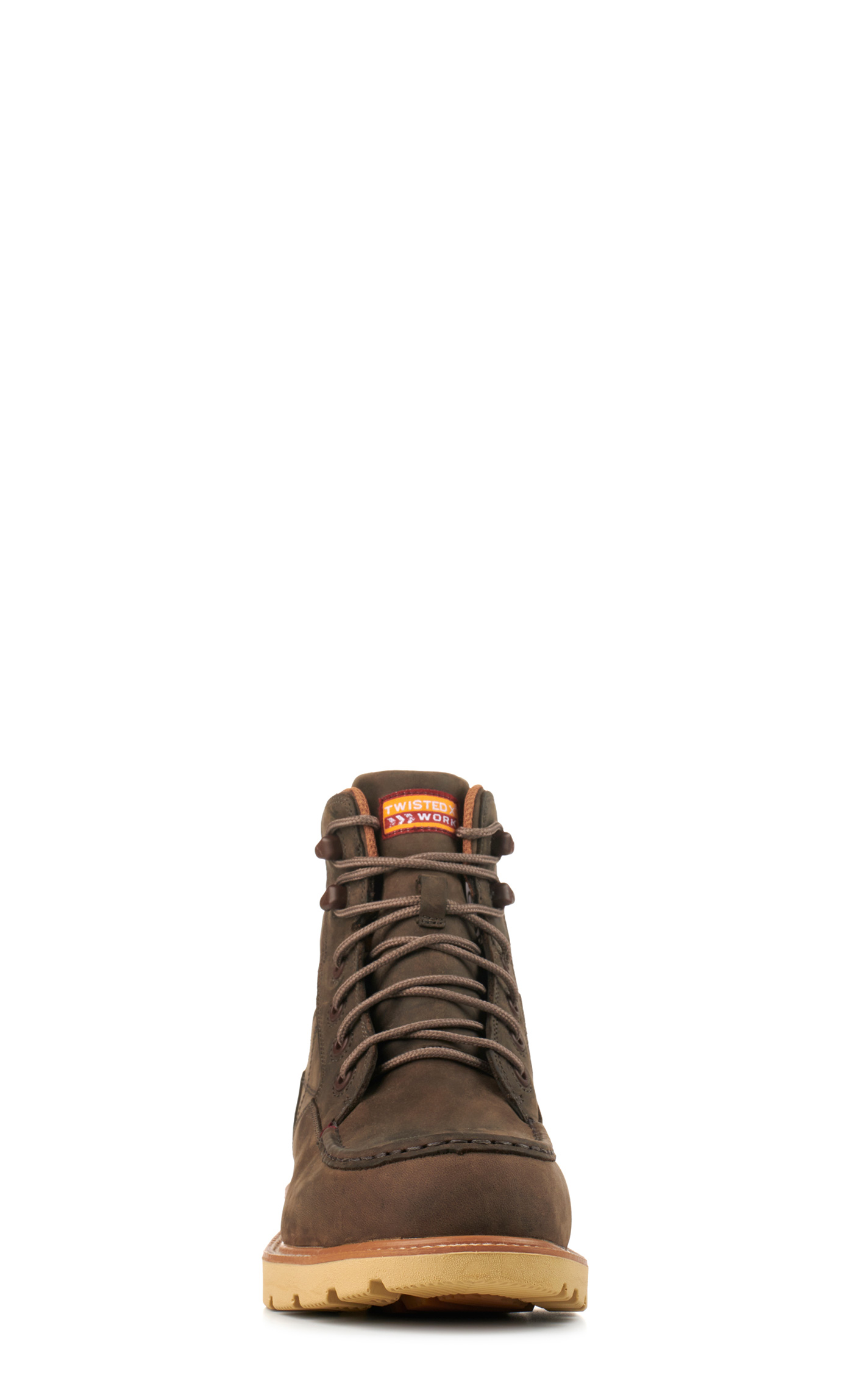 Twisted X Men's Khaki Shitake Waterproof CellStretch Round Nano Composite Toe Work Boot - Image 1