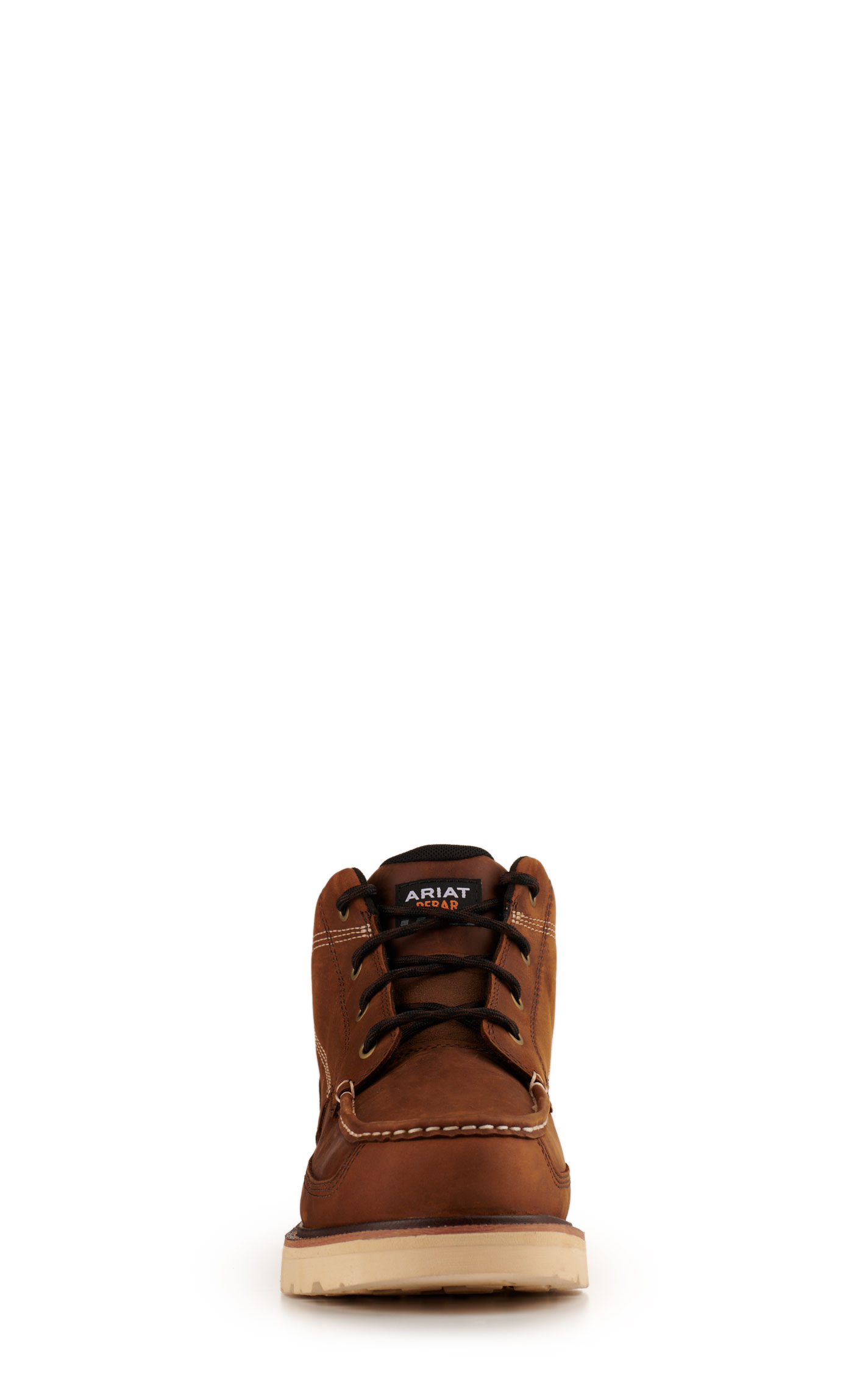 Ariat Men's Rebar Lift Distressed Brown Round Composite Toe Chukka Work Boot - Image 1